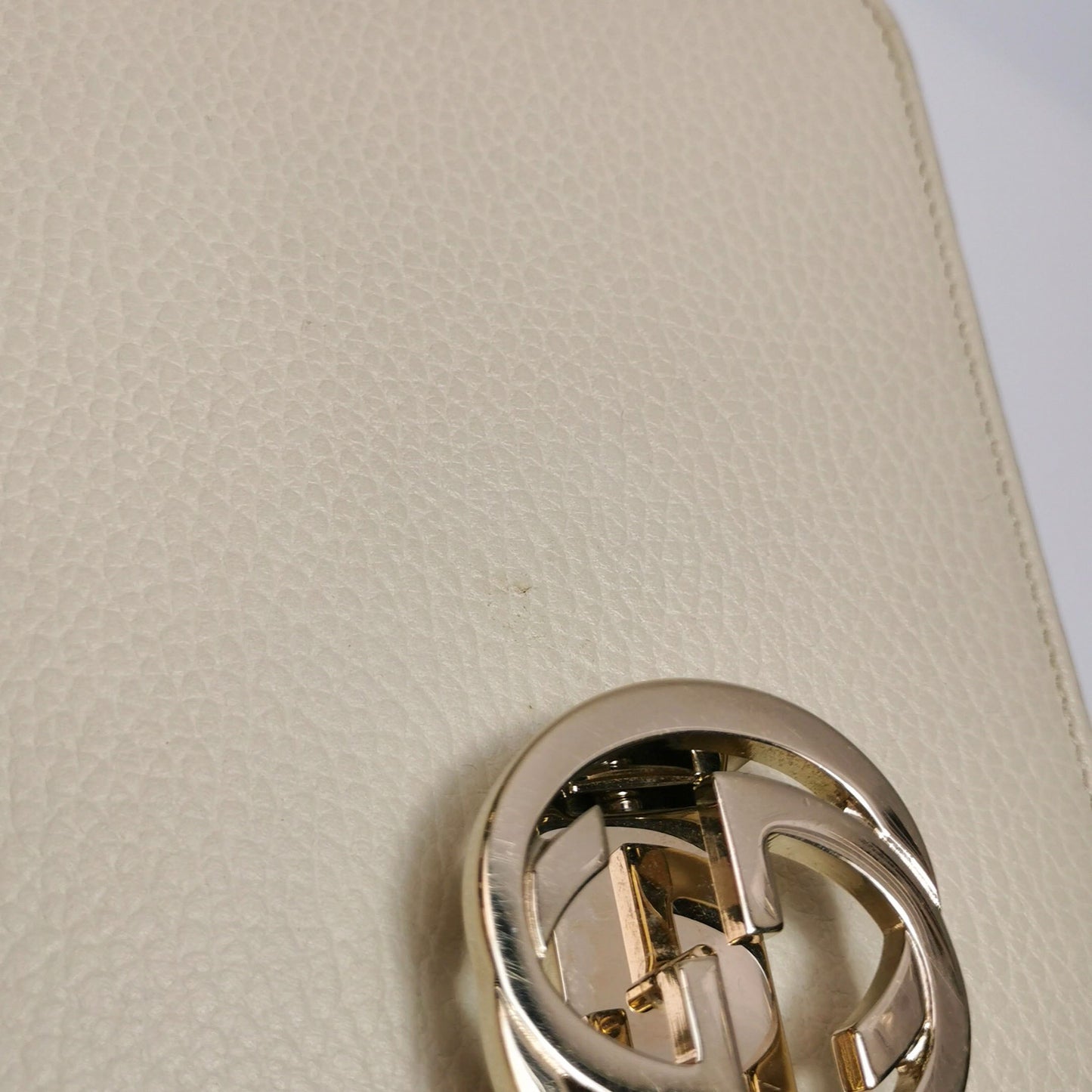 Preloved Gucci Interlocking G Leather Shoulder Bag 077851200295