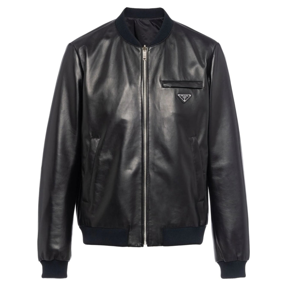 Prada Black Jackets - Leather Jackets Men