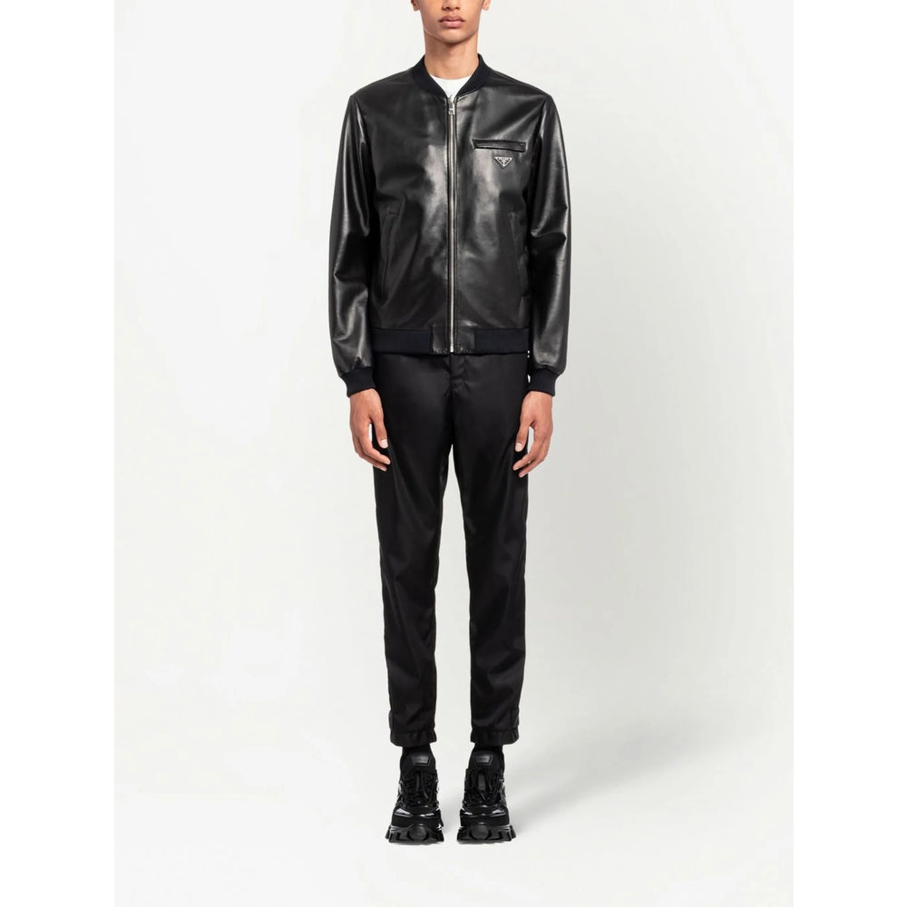 Prada Black Jackets - Leather Jackets Men