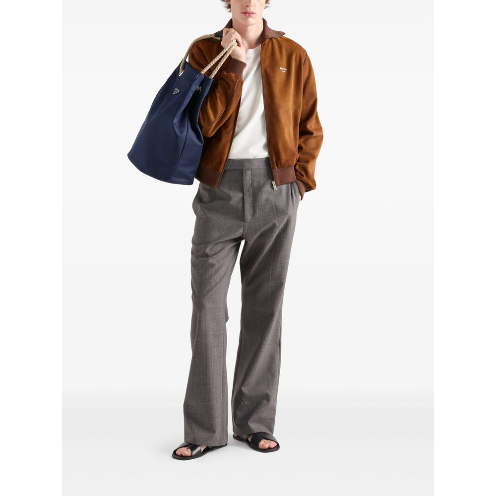 Prada Brown Jackets - Leather Jackets Men