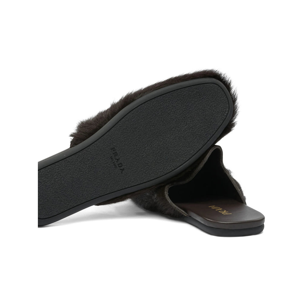 Prada Brown Slippers Women