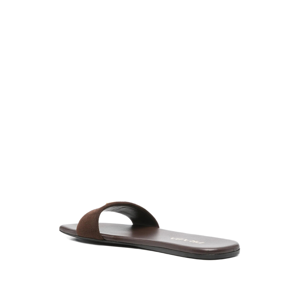 Prada Brown Flip-Flops & Slides Women