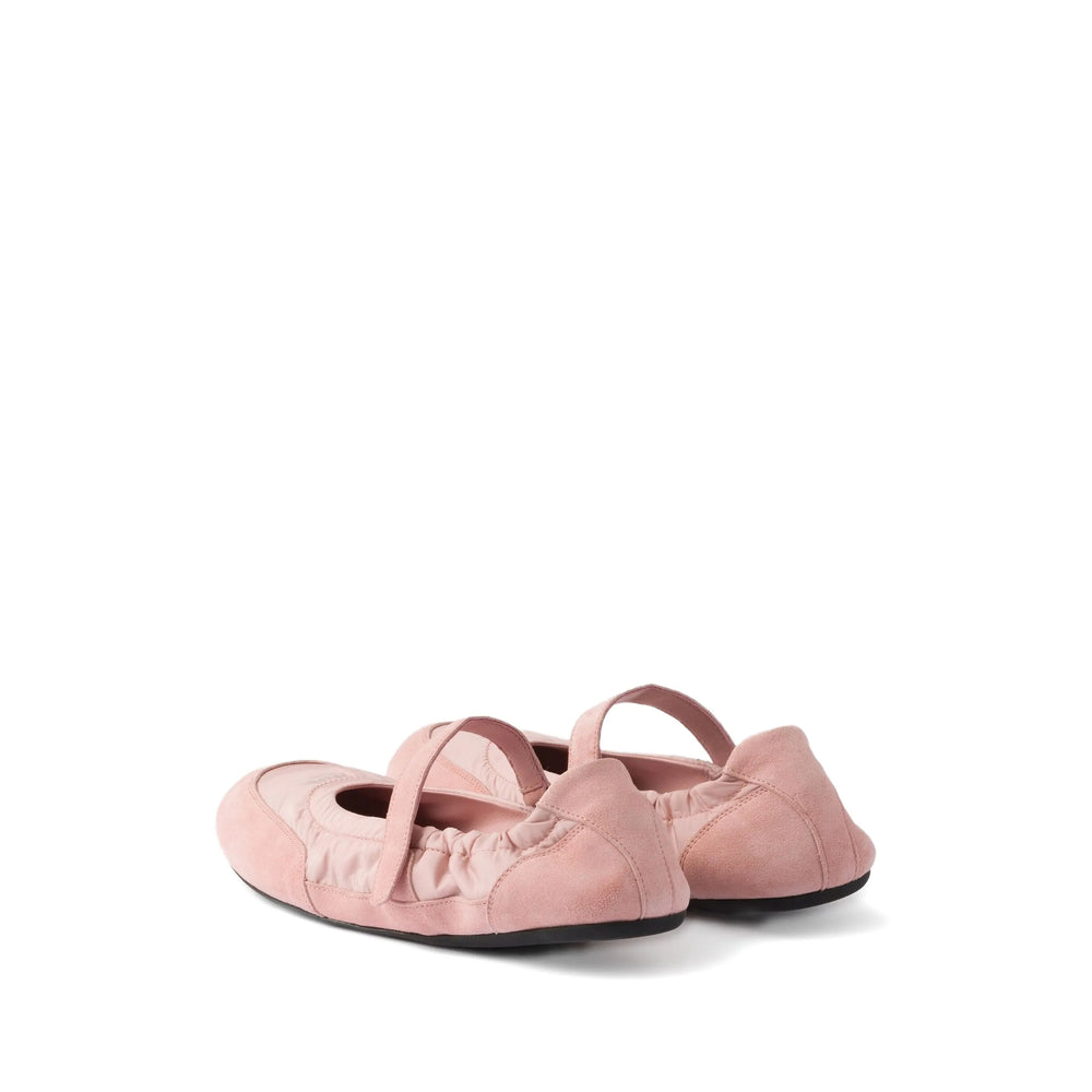 Prada Pink Ballet Flats Women
