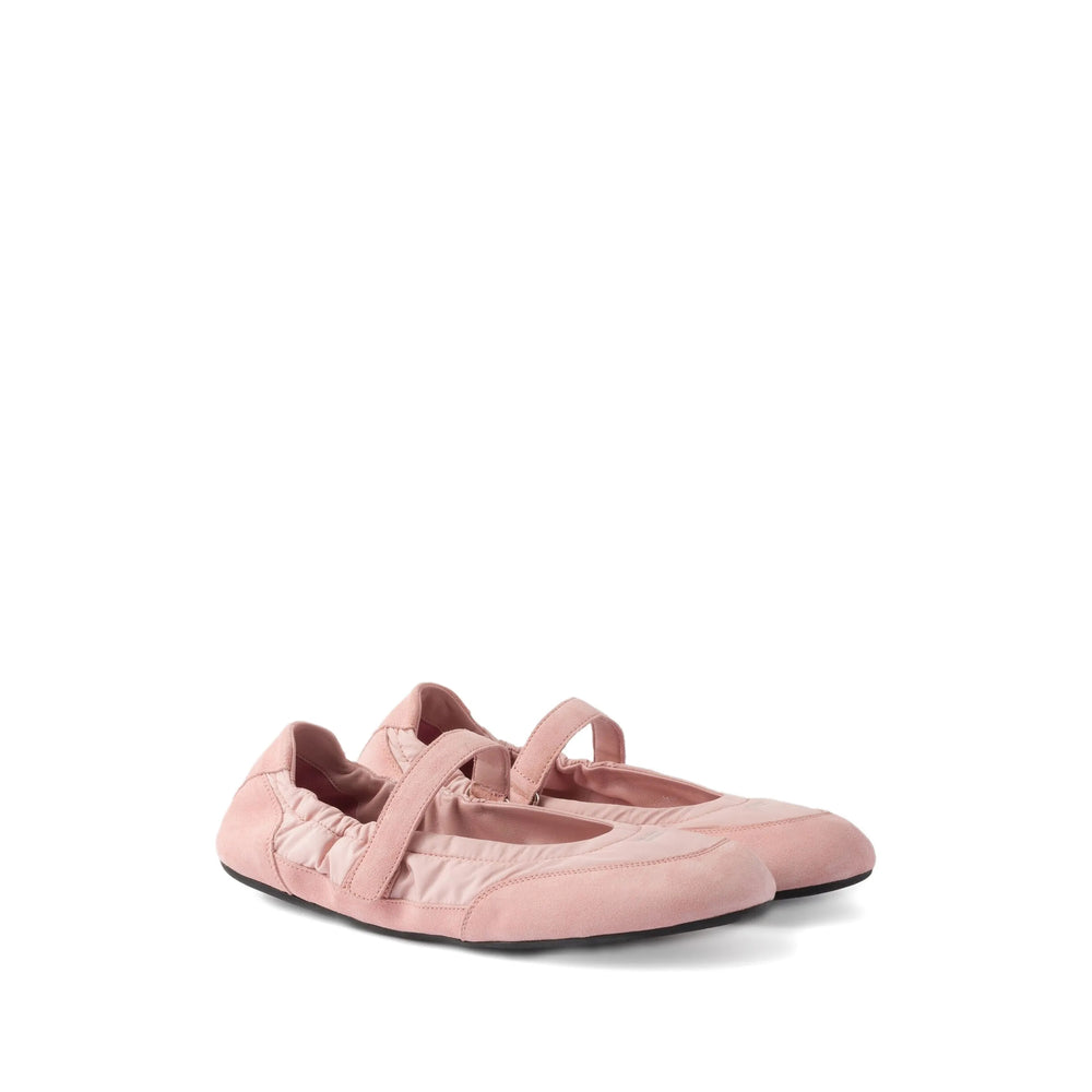 Prada Pink Ballet Flats Women