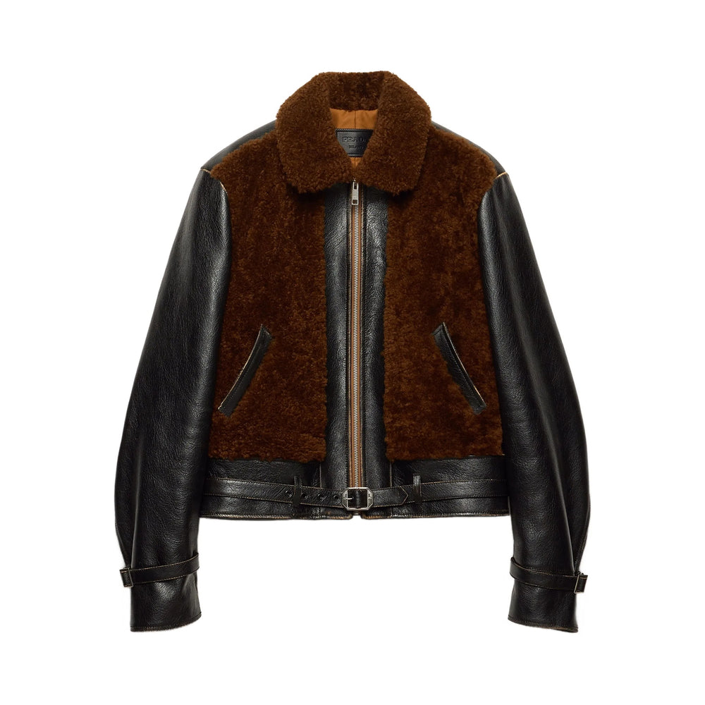 Prada Brown Jackets - Leather Jackets Men