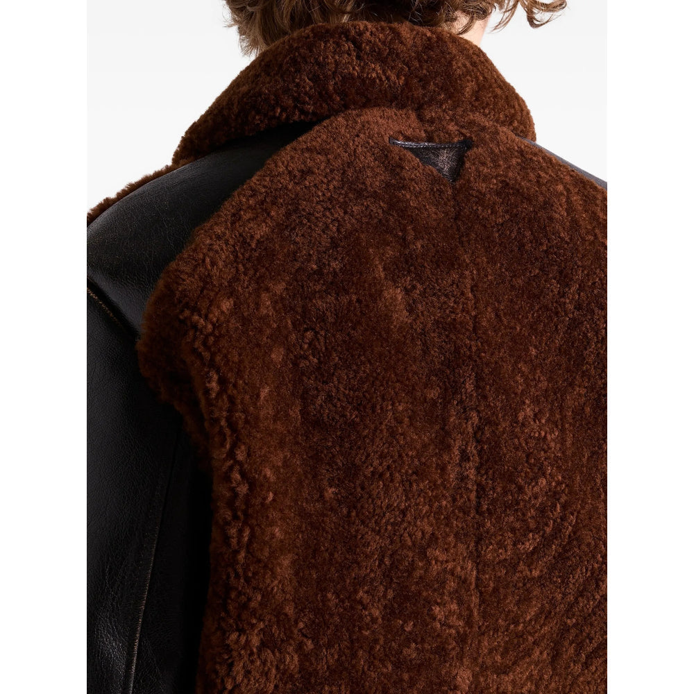 Prada Brown Jackets - Leather Jackets Men