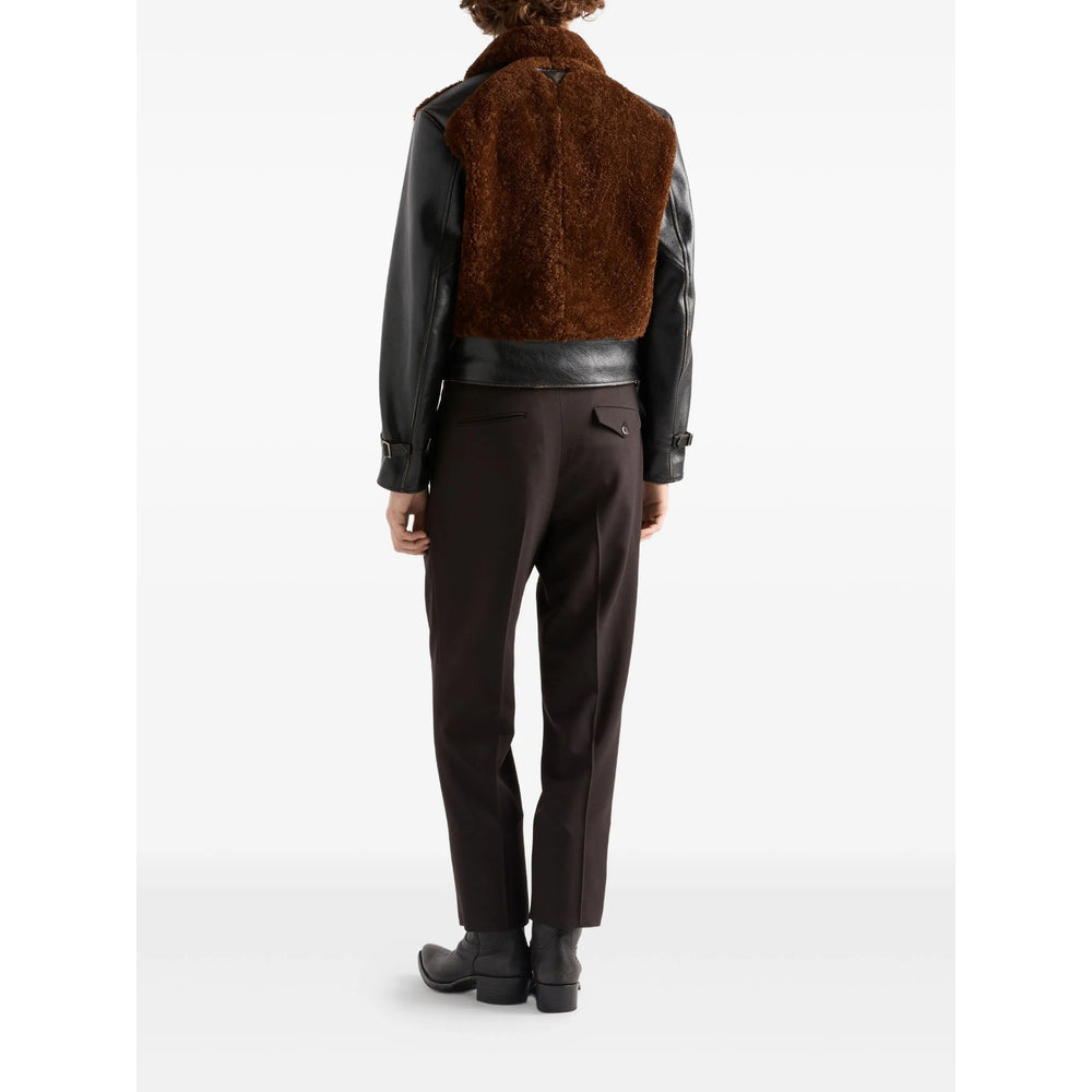 Prada Brown Jackets - Leather Jackets Men
