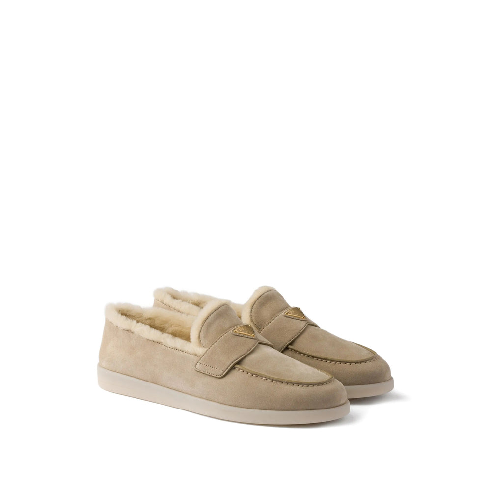 Prada Neutrals Loafers Men