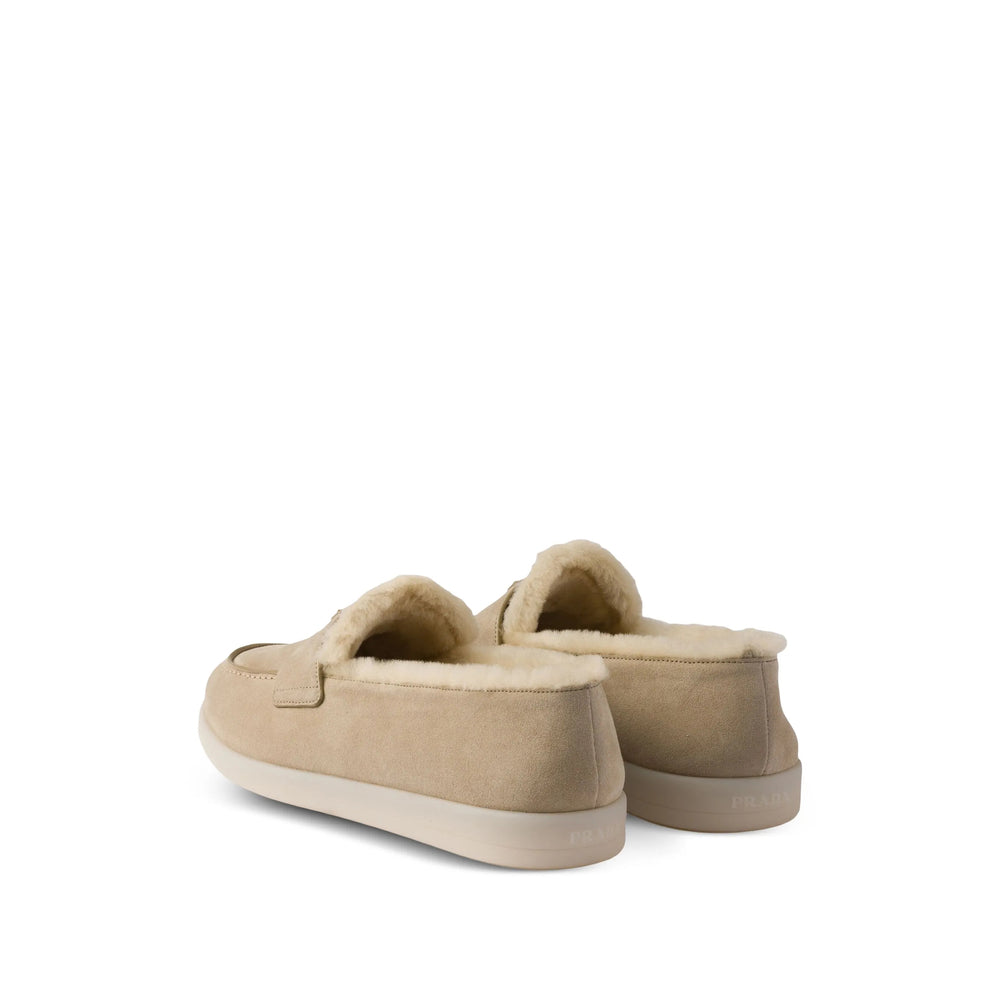 Prada Neutrals Loafers Men