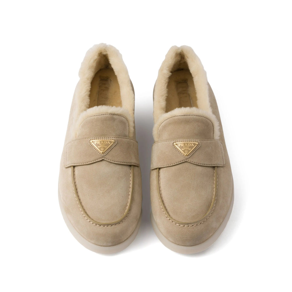 Prada Neutrals Loafers Men