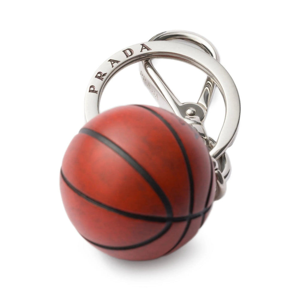 Prada Orange Keyrings & Chains Men