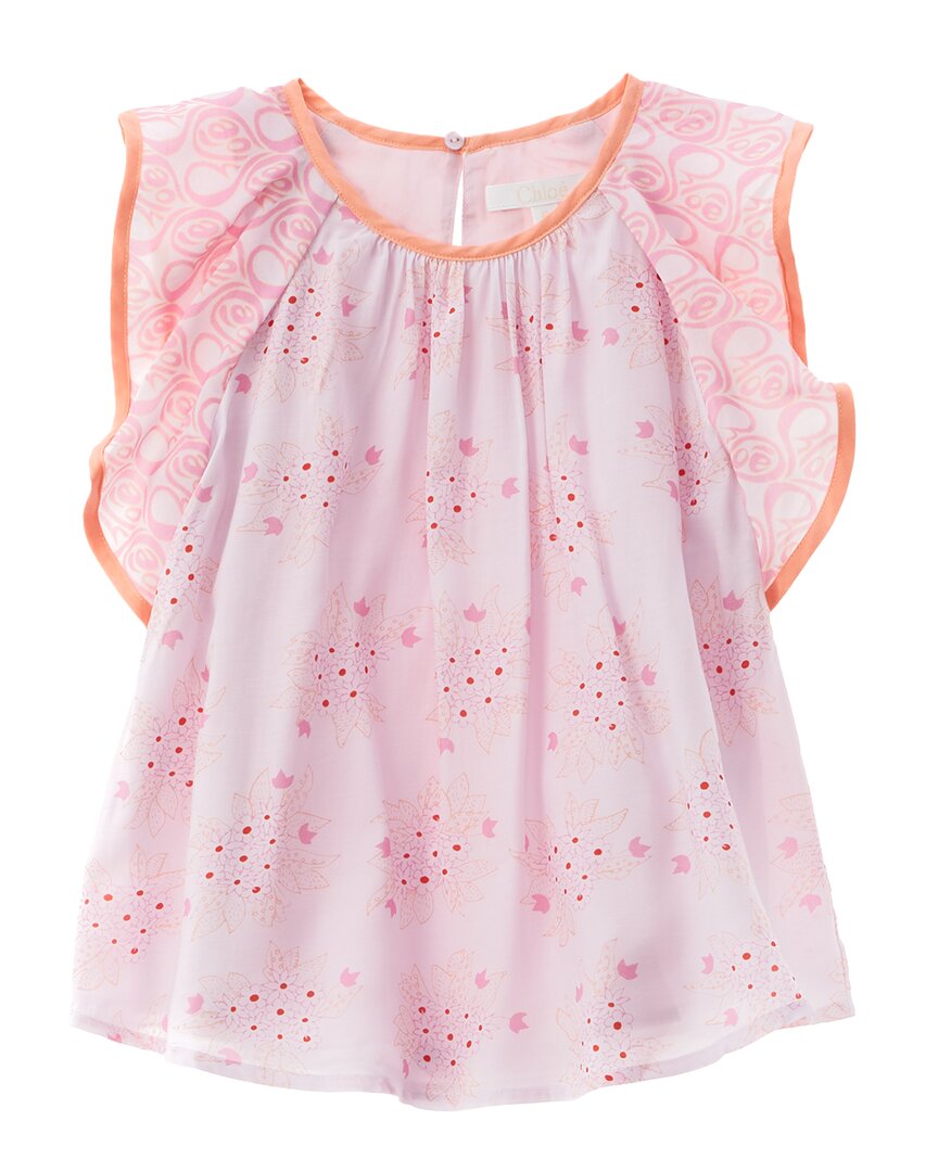 Chloe Silk-Blend Top