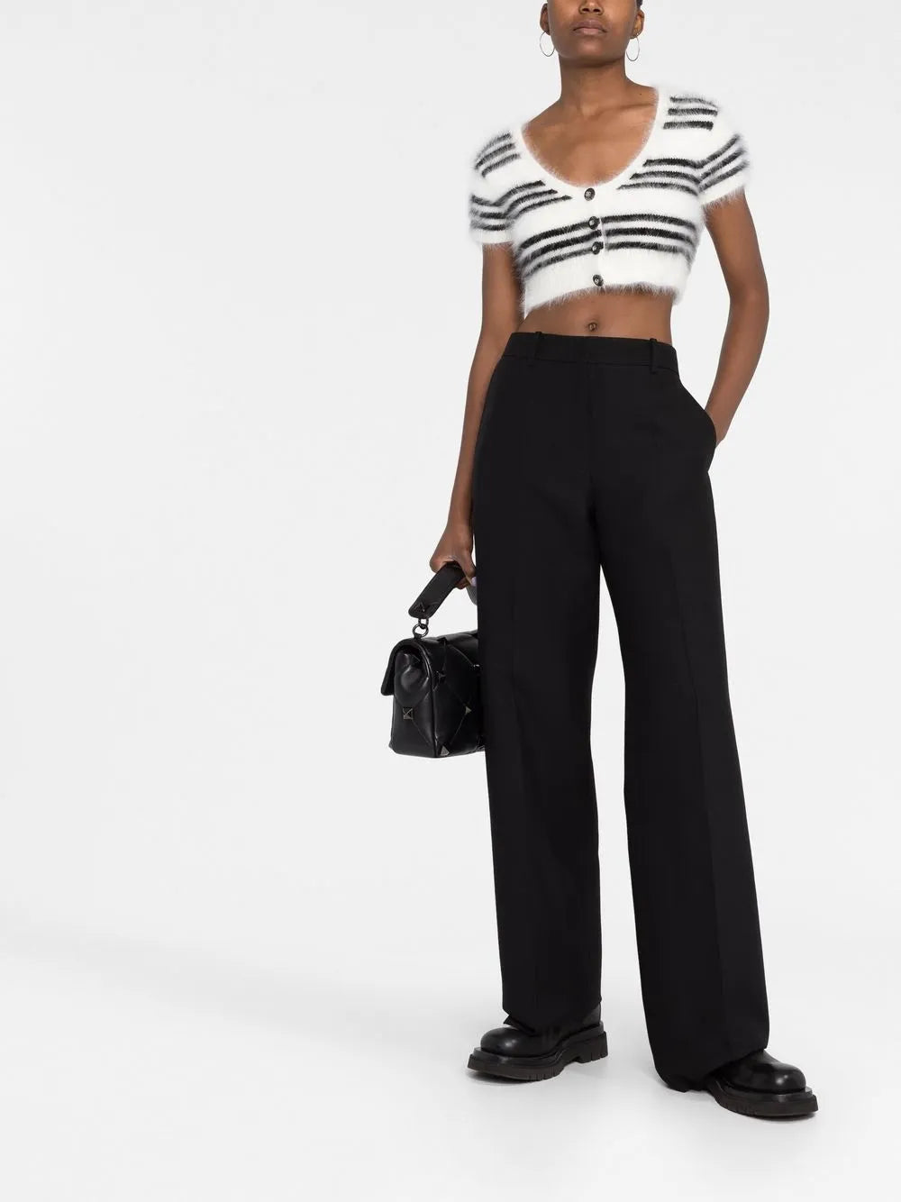 Valentino TOP Woman AVORY/VINACCIA