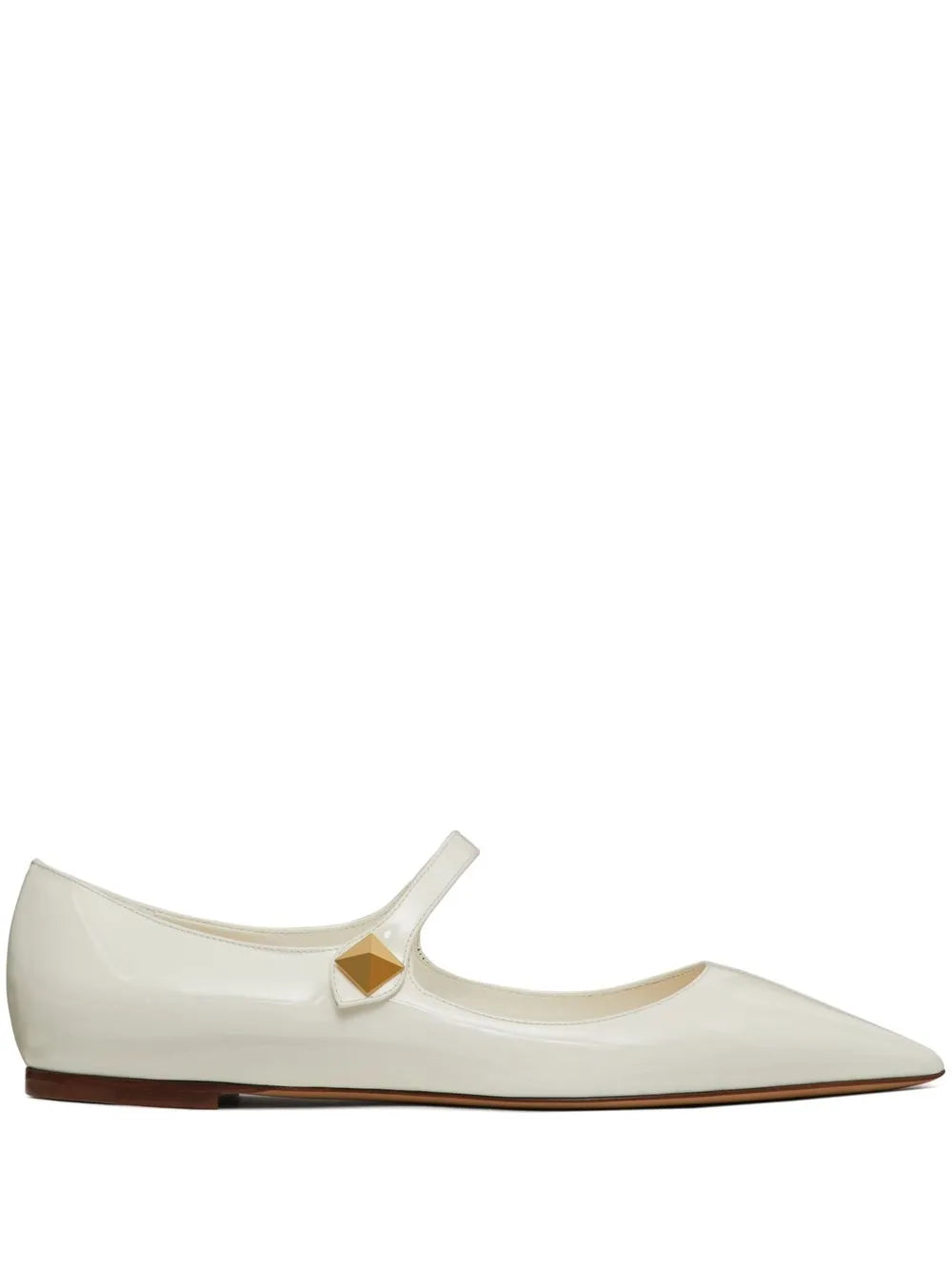 Valentino Garavani Tiptoe Pointed Toe Ballerinas 40.5 N A