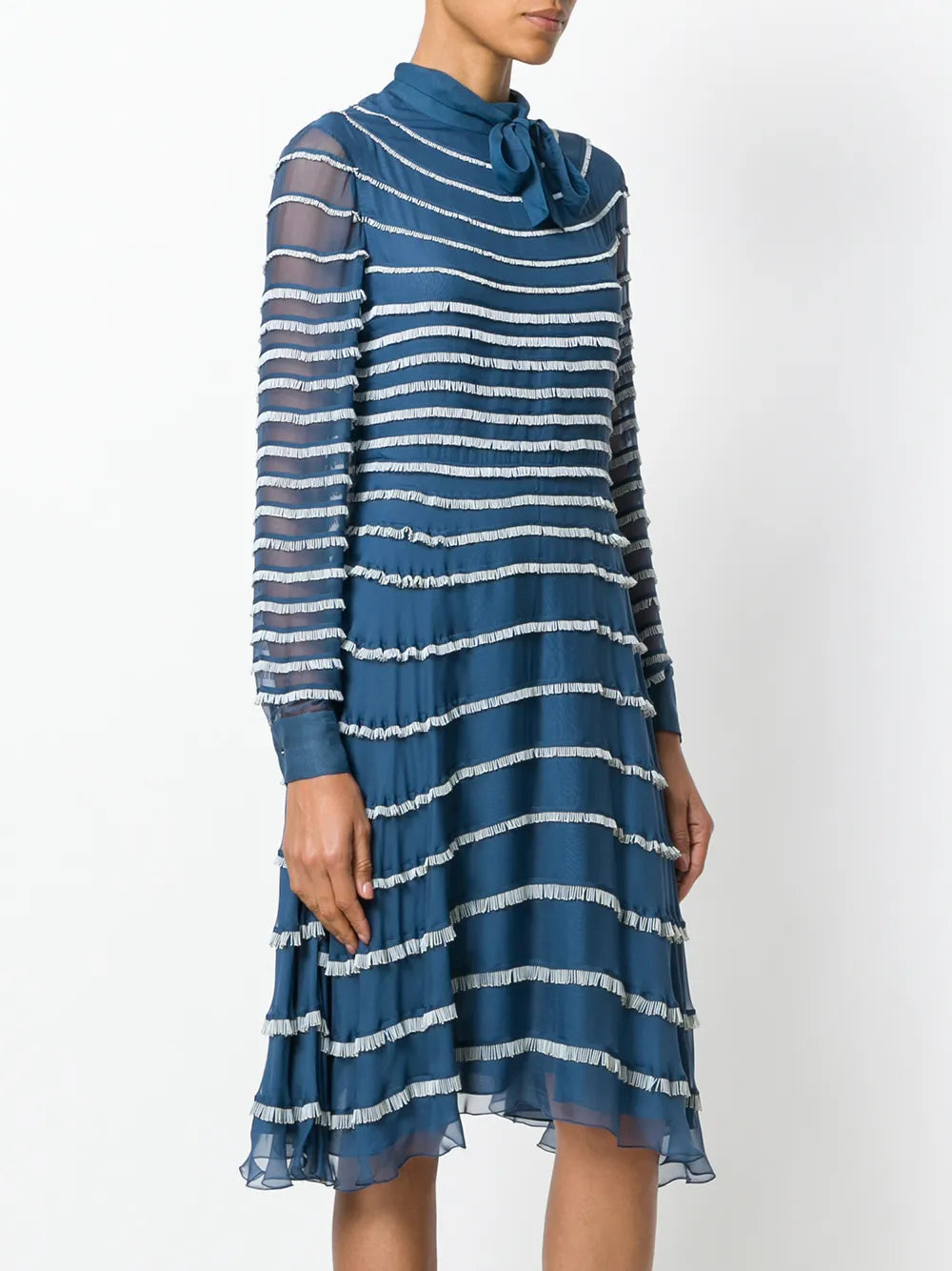 Valentino DRESS Woman NAVY/AVORY