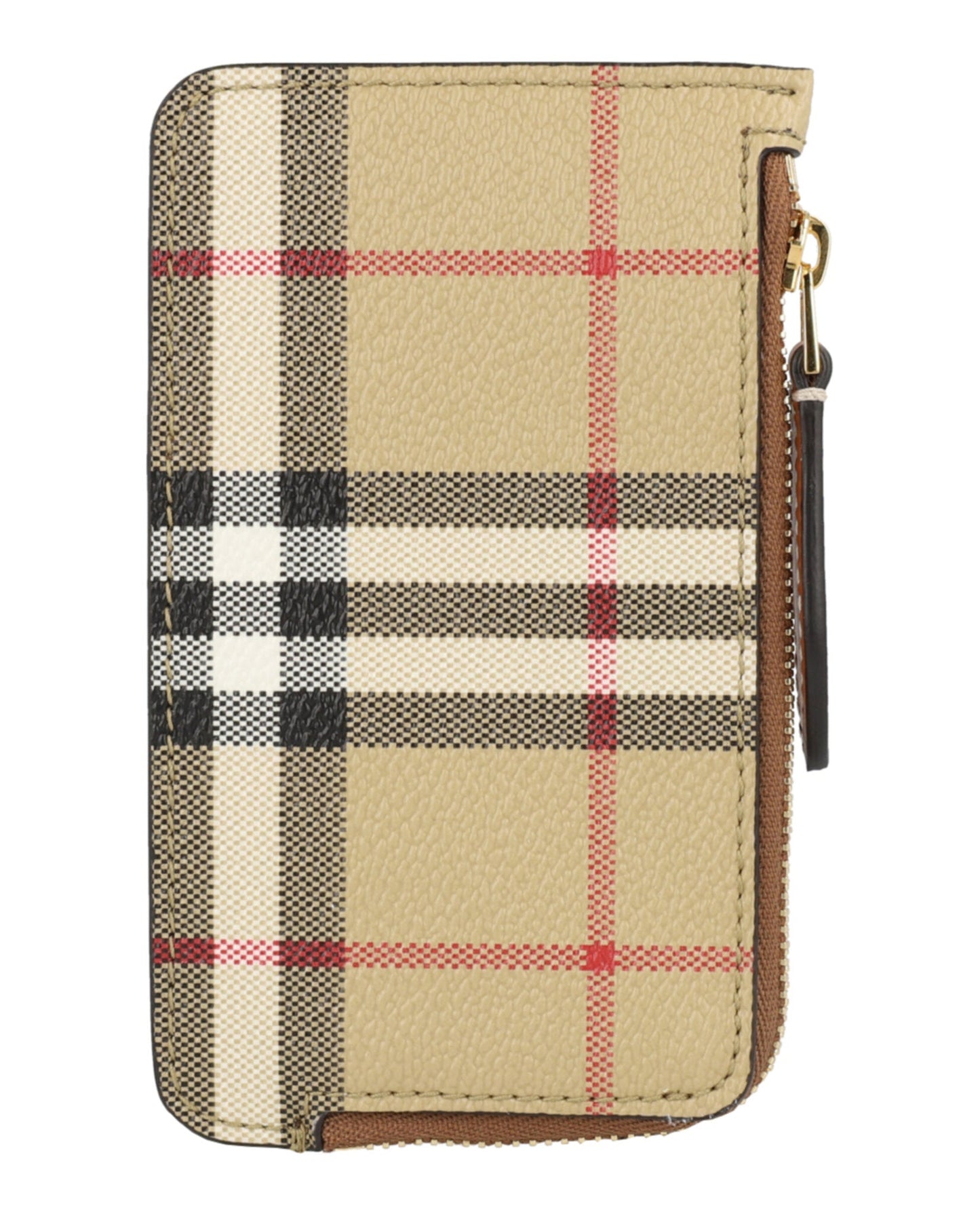 Burberry Womens Sommerset Check Zip Card Holder