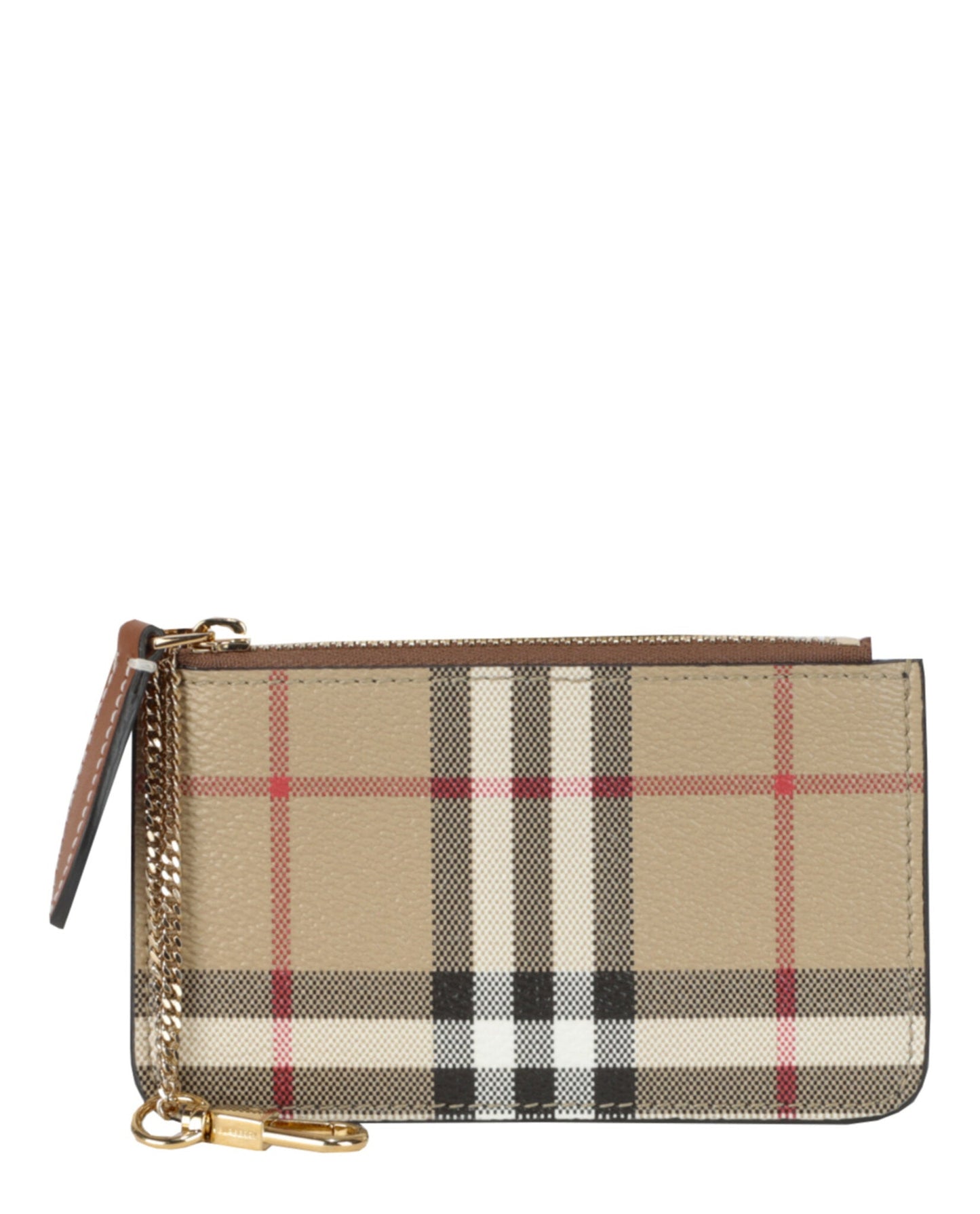 Burberry Womens Kelbrook Check Coin Case ONE SIZE Archive Beige