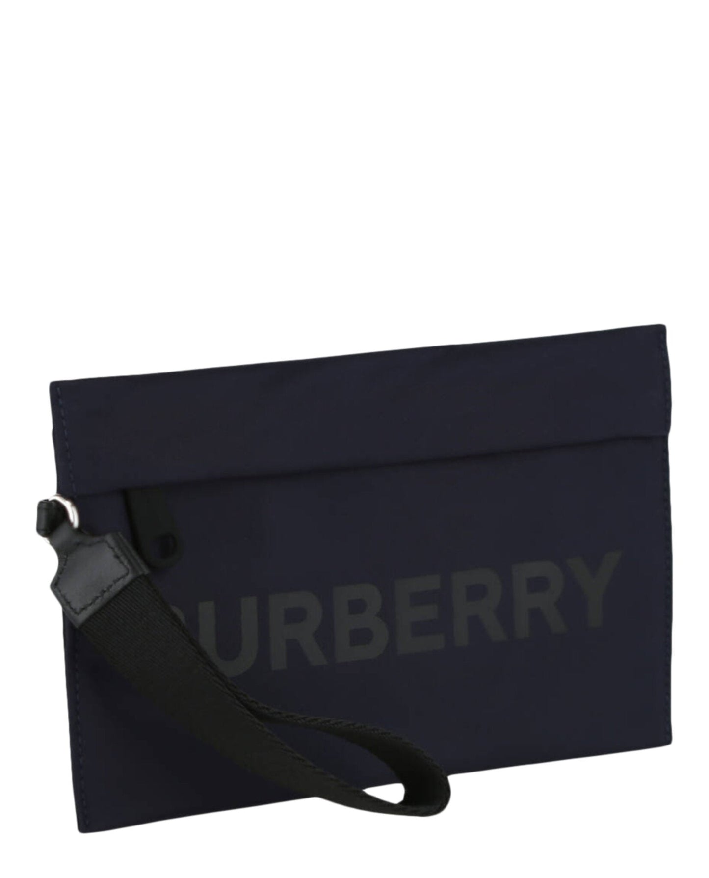 Burberry Womens Logo Nylon Pouch