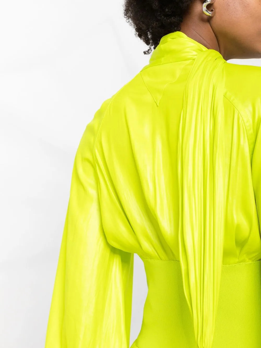 Bottega Veneta Tassel Detail Flared Dress