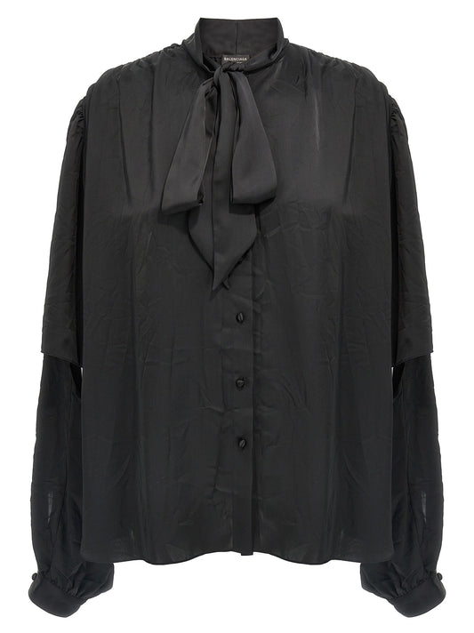 Balenciaga Women 'Double Sleeve' Shirt