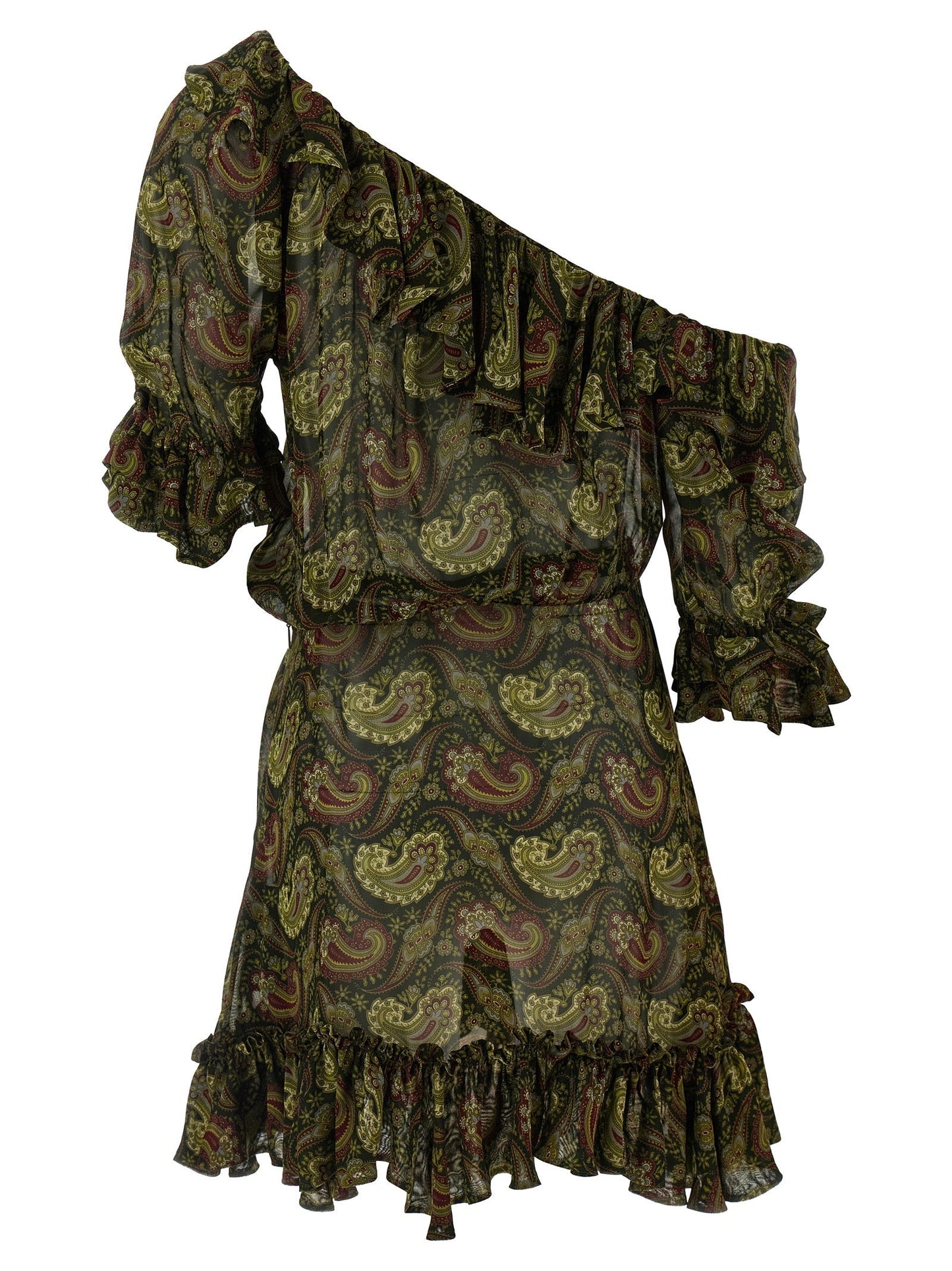 Saint Laurent Women Paisley Dress
