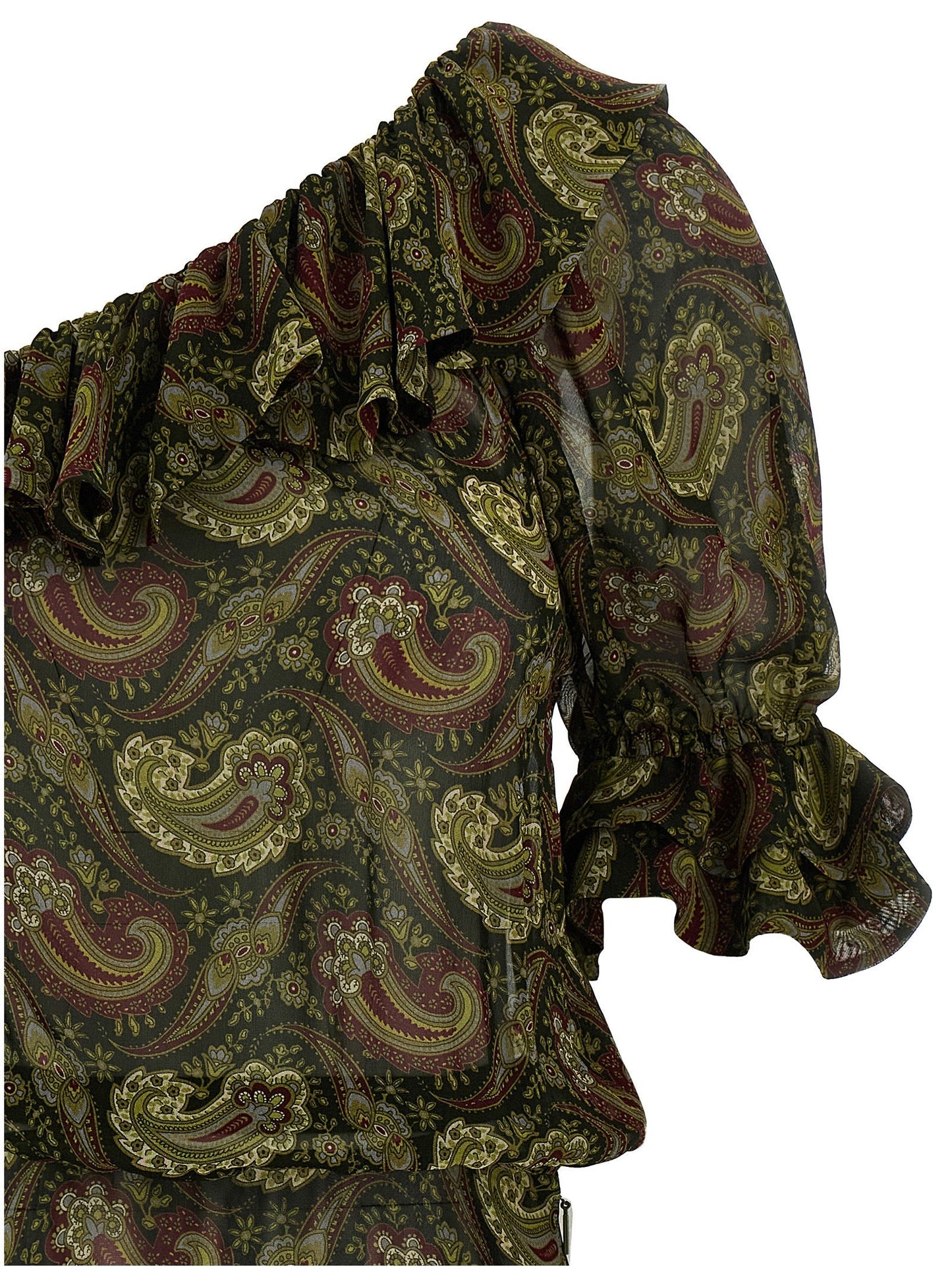 Saint Laurent Women Paisley Dress