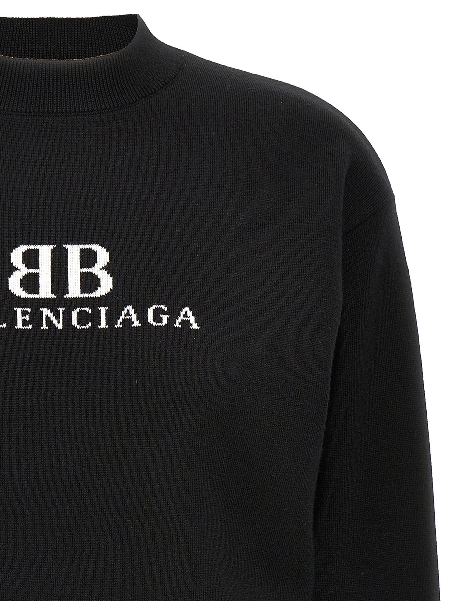 Balenciaga Women Logo Sweater