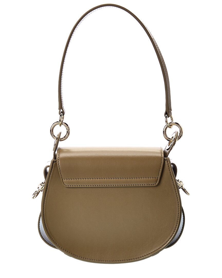 Chloe Tess Small Leather & Suede Shoulder Bag