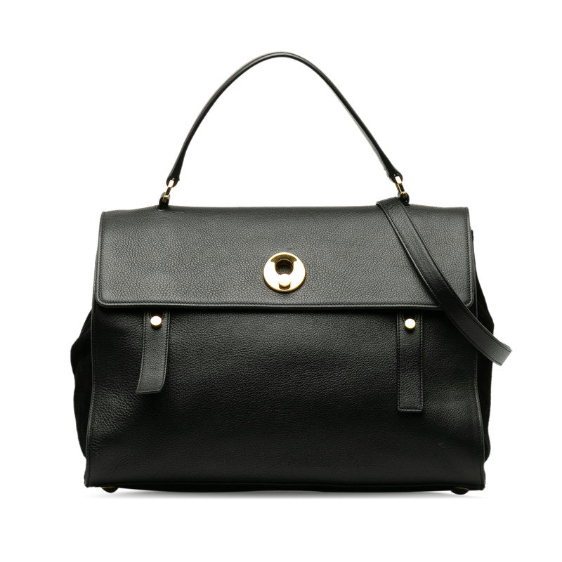 Saint Laurent Handbag Black Leather Saint Laurent