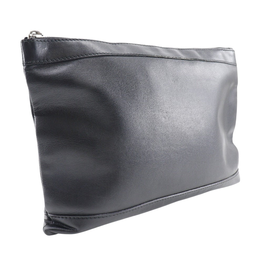 BALENCIAGA Navy Clutch Bag