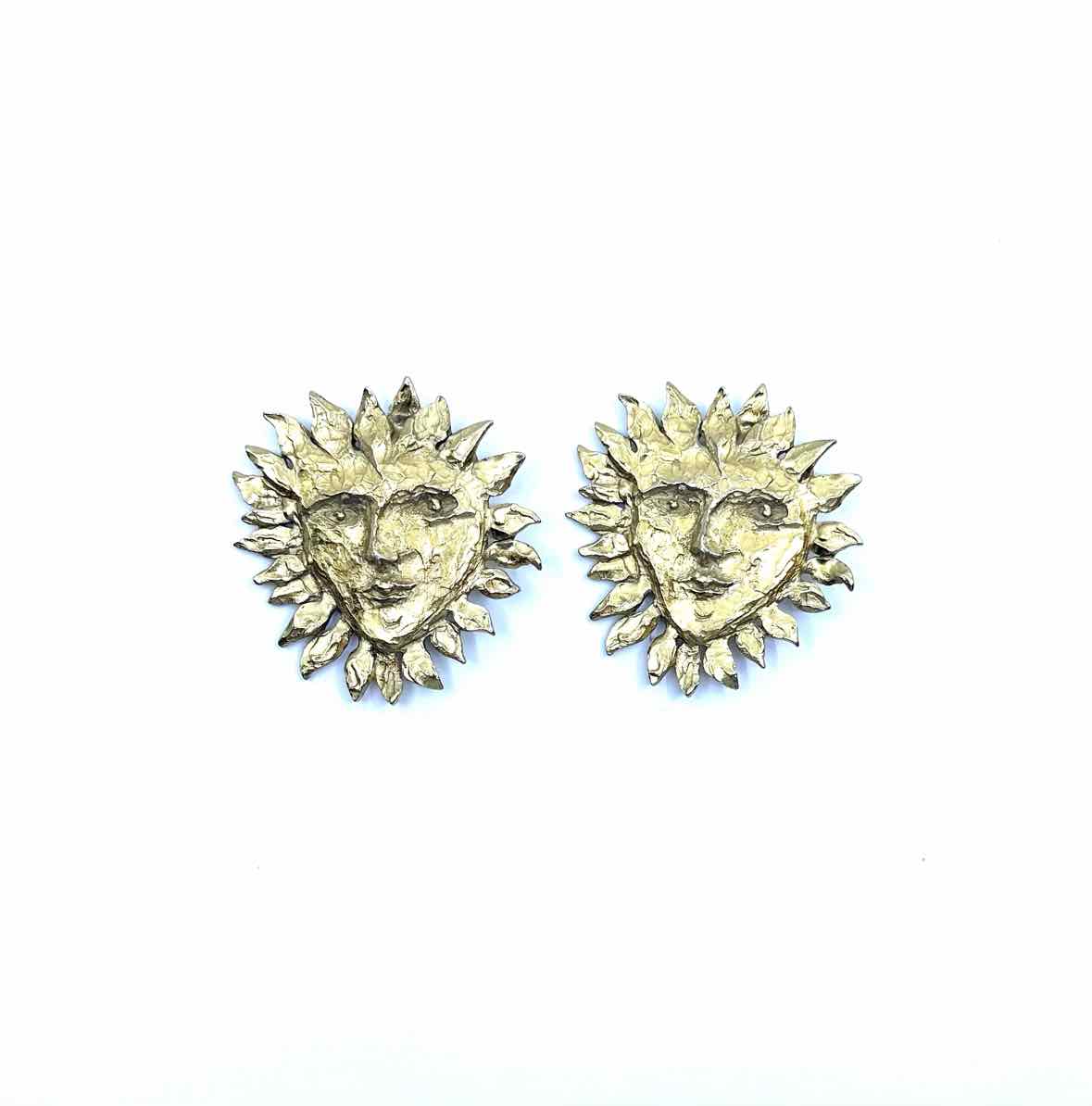 YVES SAINT LAURENT Gold Clip Earrings
