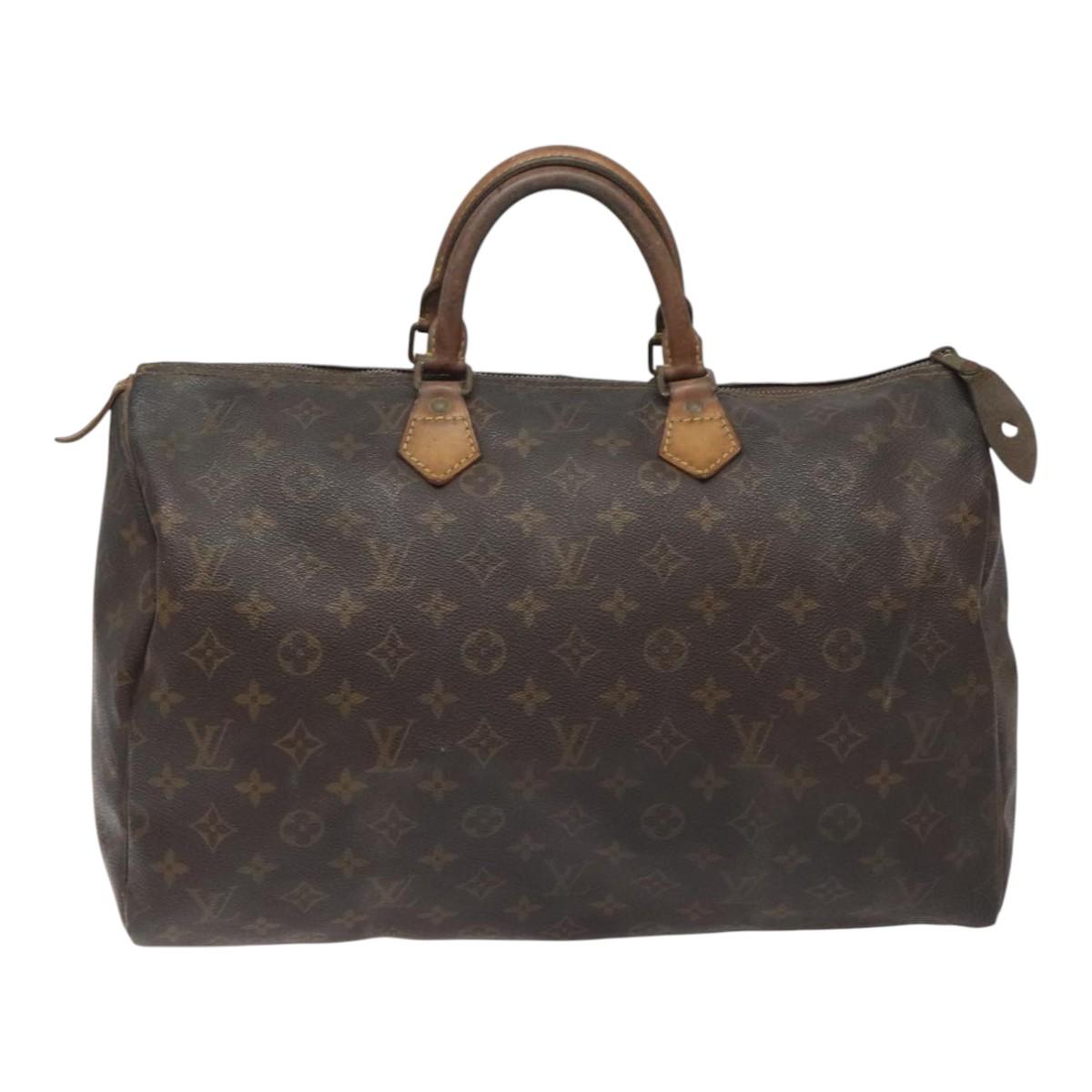 LOUIS VUITTON Monogram Speedy 35 Hand Bag M41524 LV 99553