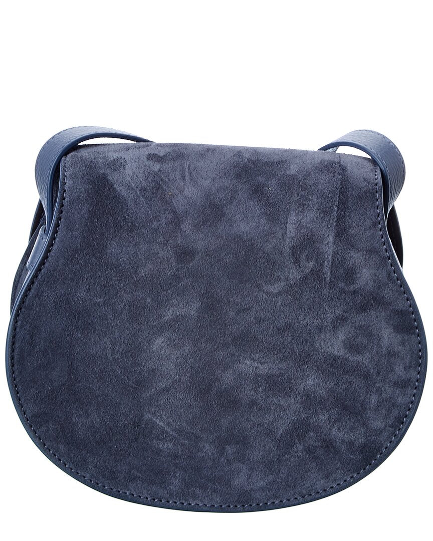 Chloe Marcie Small Suede Shoulder Bag