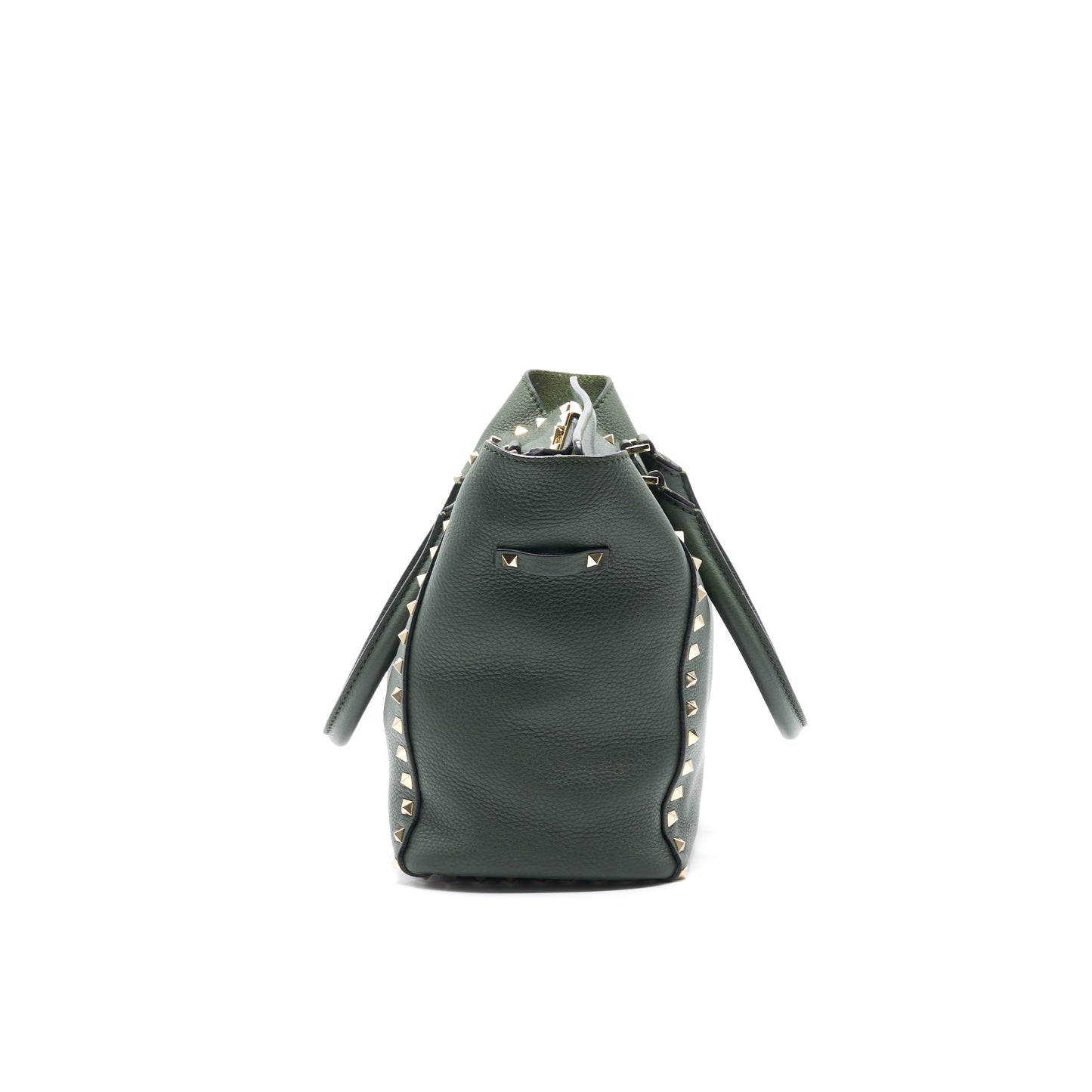 Valentino Rockstud Totebag Olive-Green