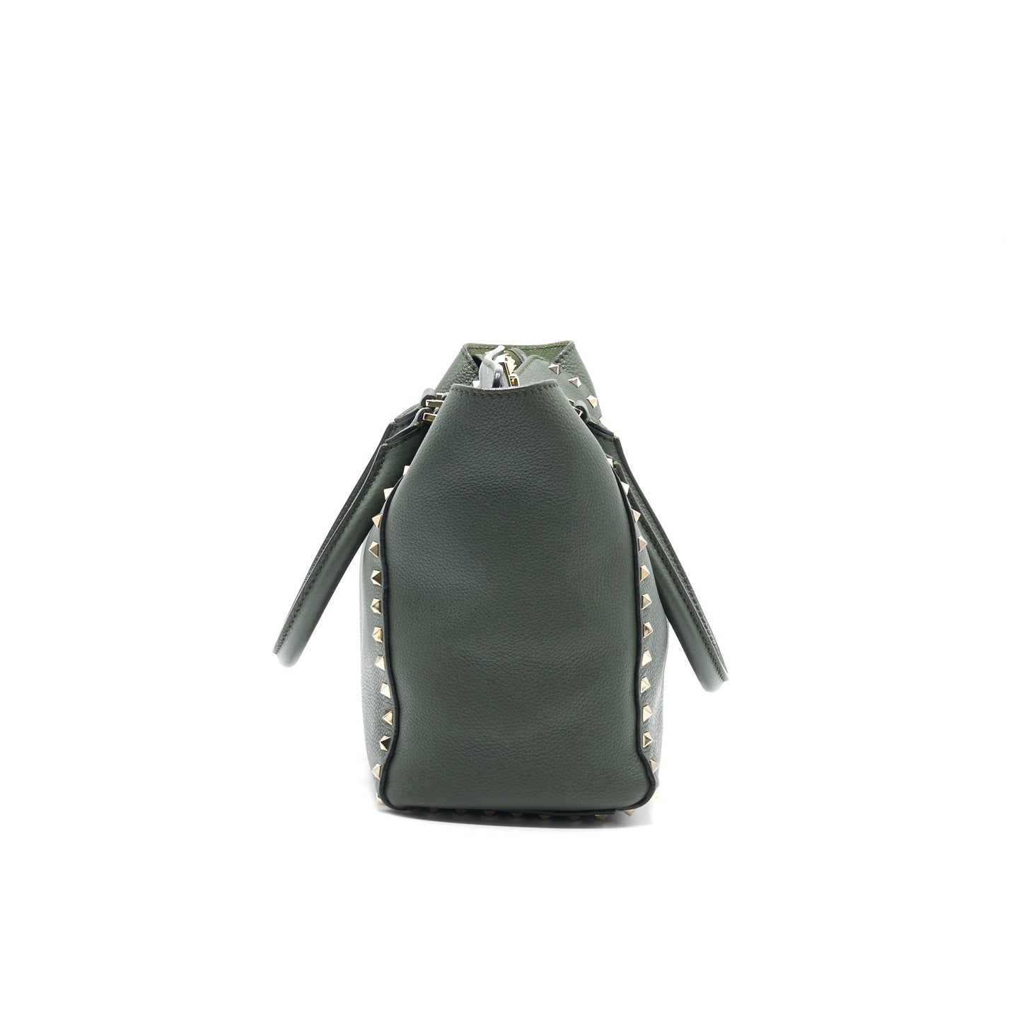 Valentino Rockstud Totebag Olive-Green