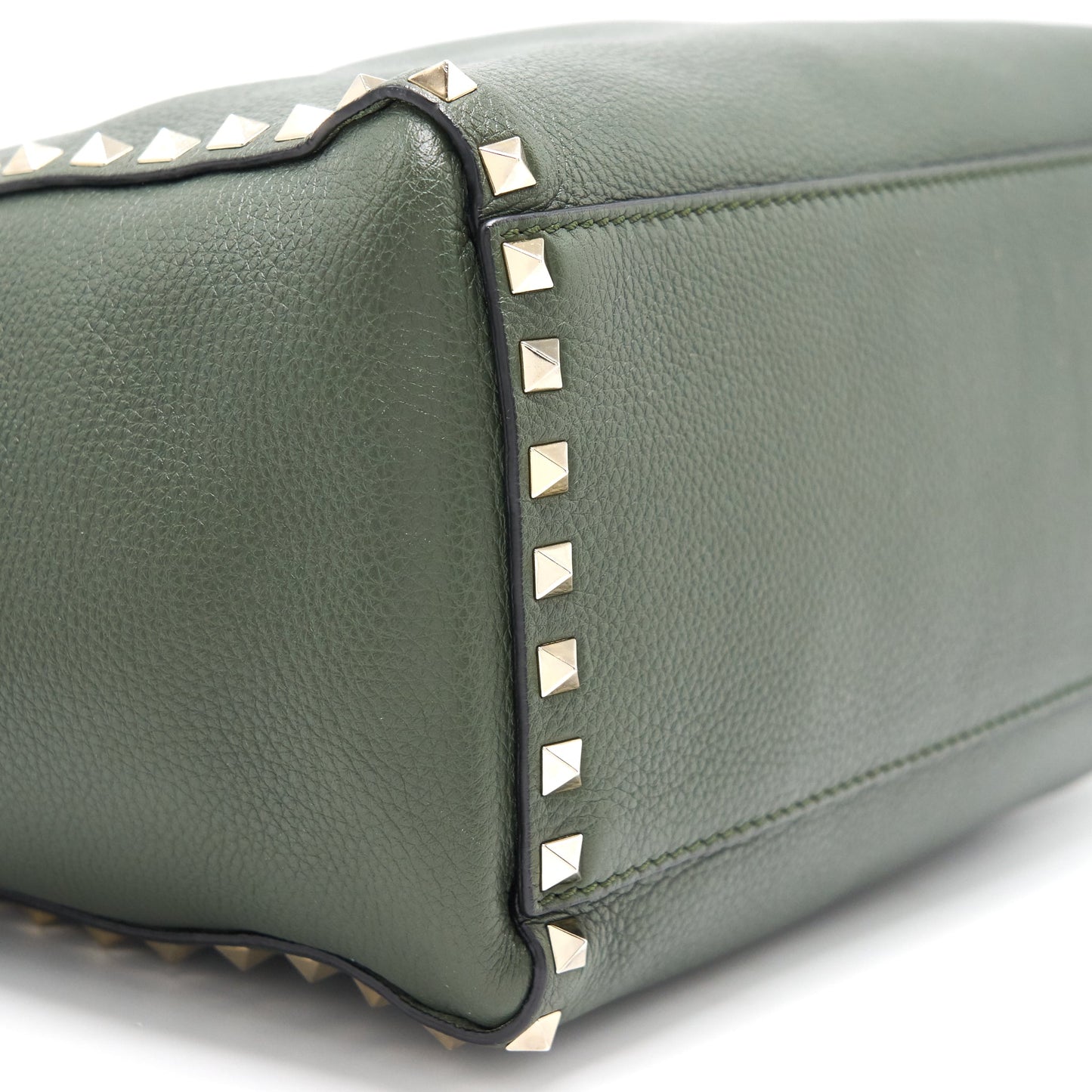 Valentino Rockstud Totebag Olive-Green