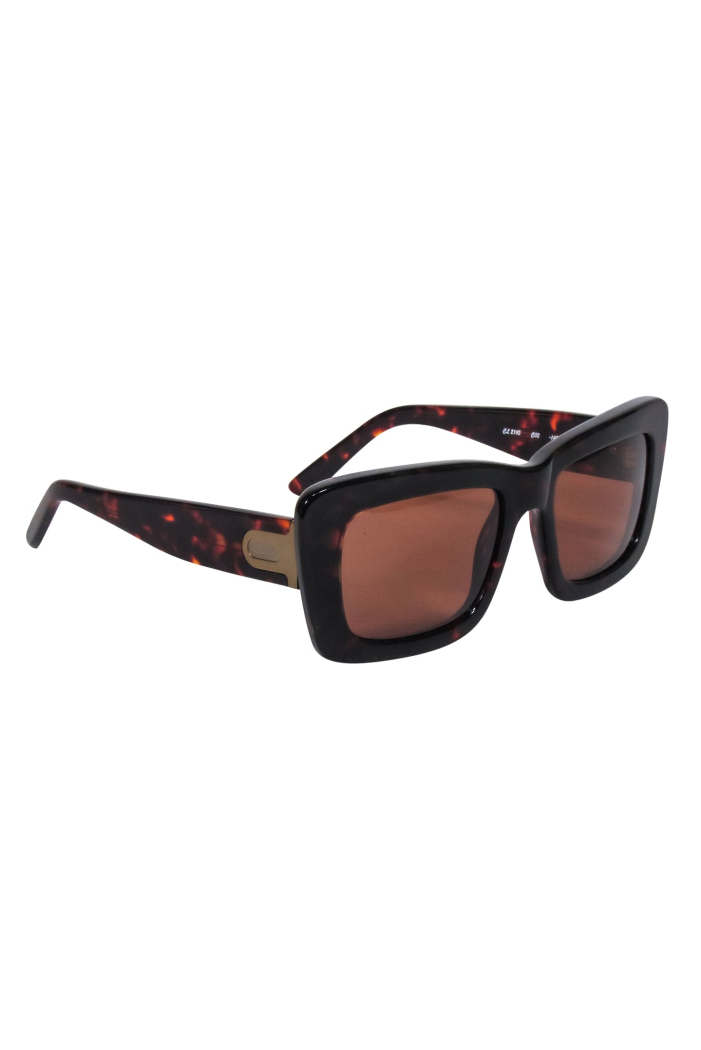 Chloe - Brown Tortoise Large Square Sunglasses