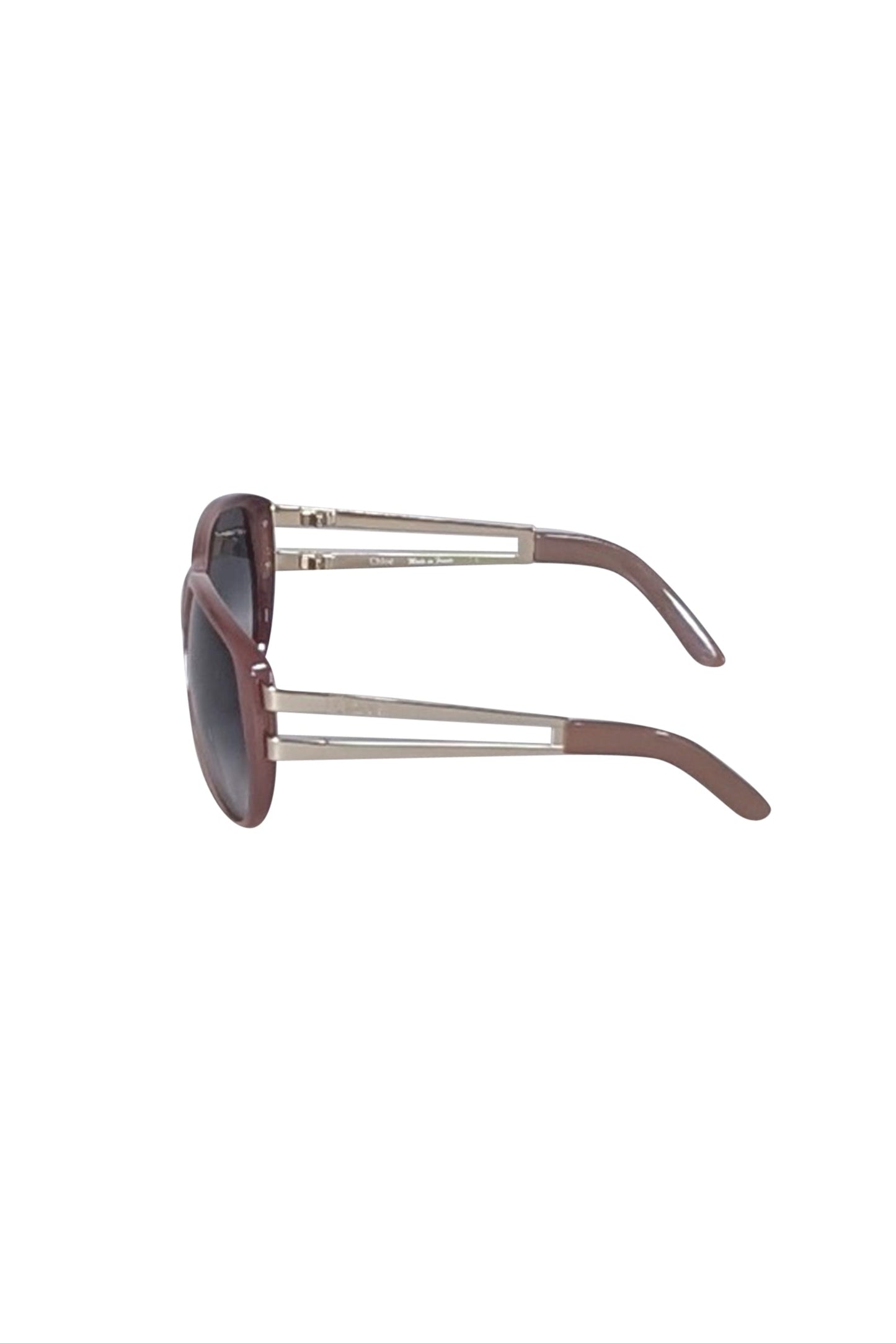 Chloe - Mauve Pink Large Frame Sunglasses