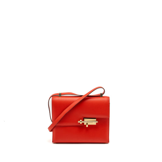Hermes Verrou 21 Epsom S3 Rouge de Coeur LGHW Stamp D