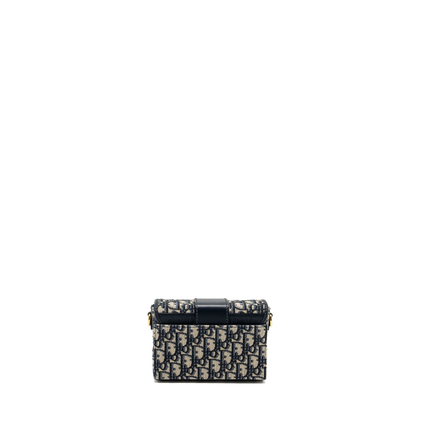 Dior 30 Montaigne box blue oblique jacquard