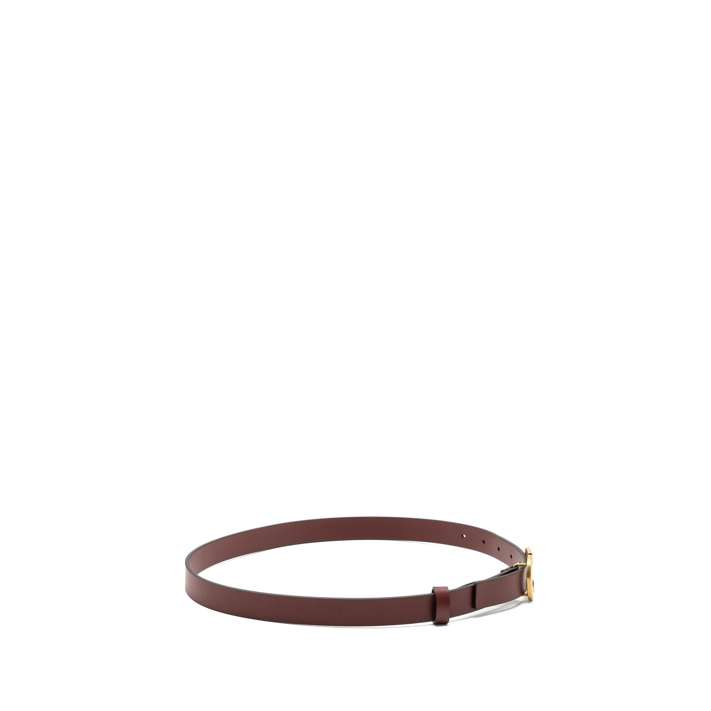 Dior Size 70 Saddle Belt 20mm Calfskin Red Bricks GHW