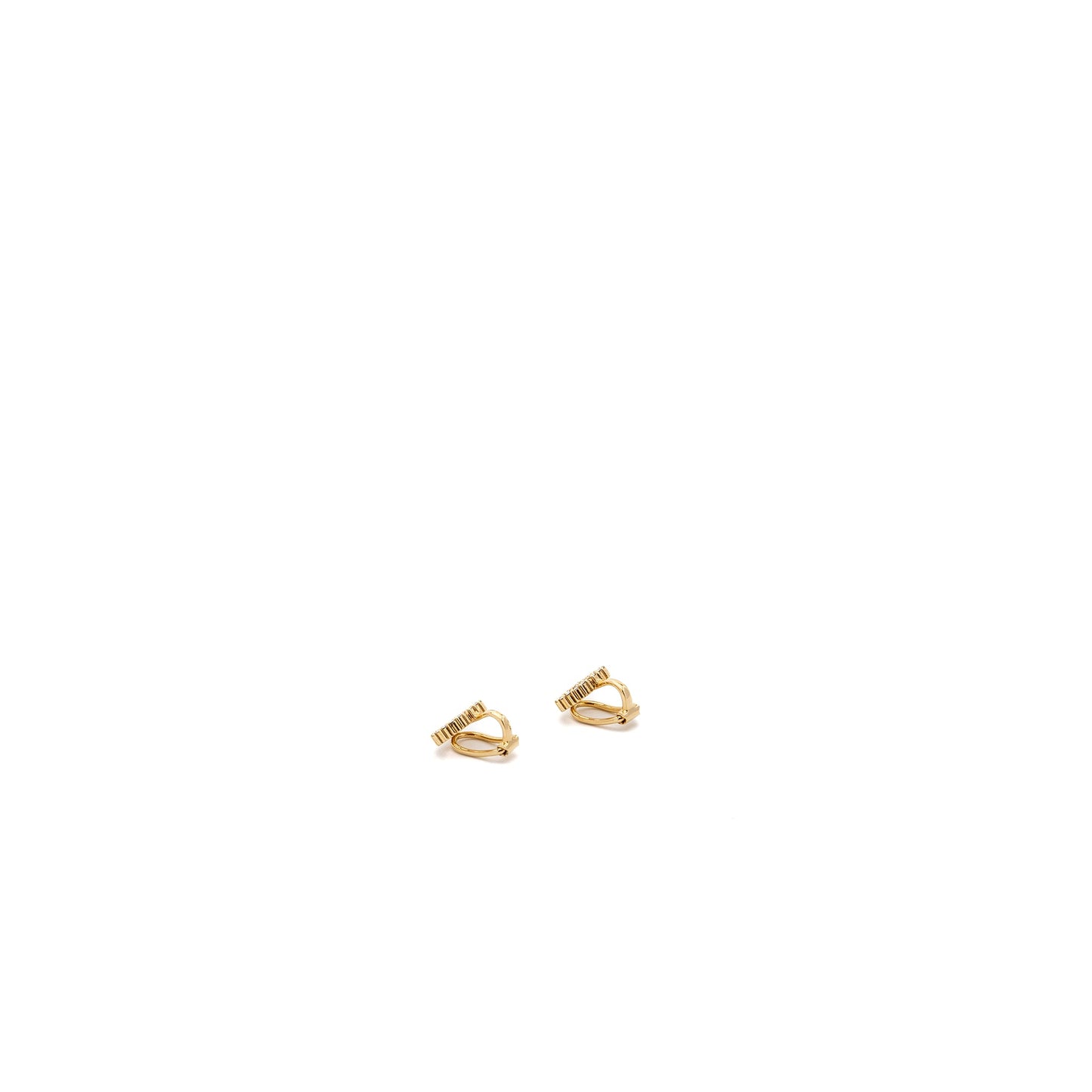 DIOR CD LOGO EAR CLIPs CRYSTAL