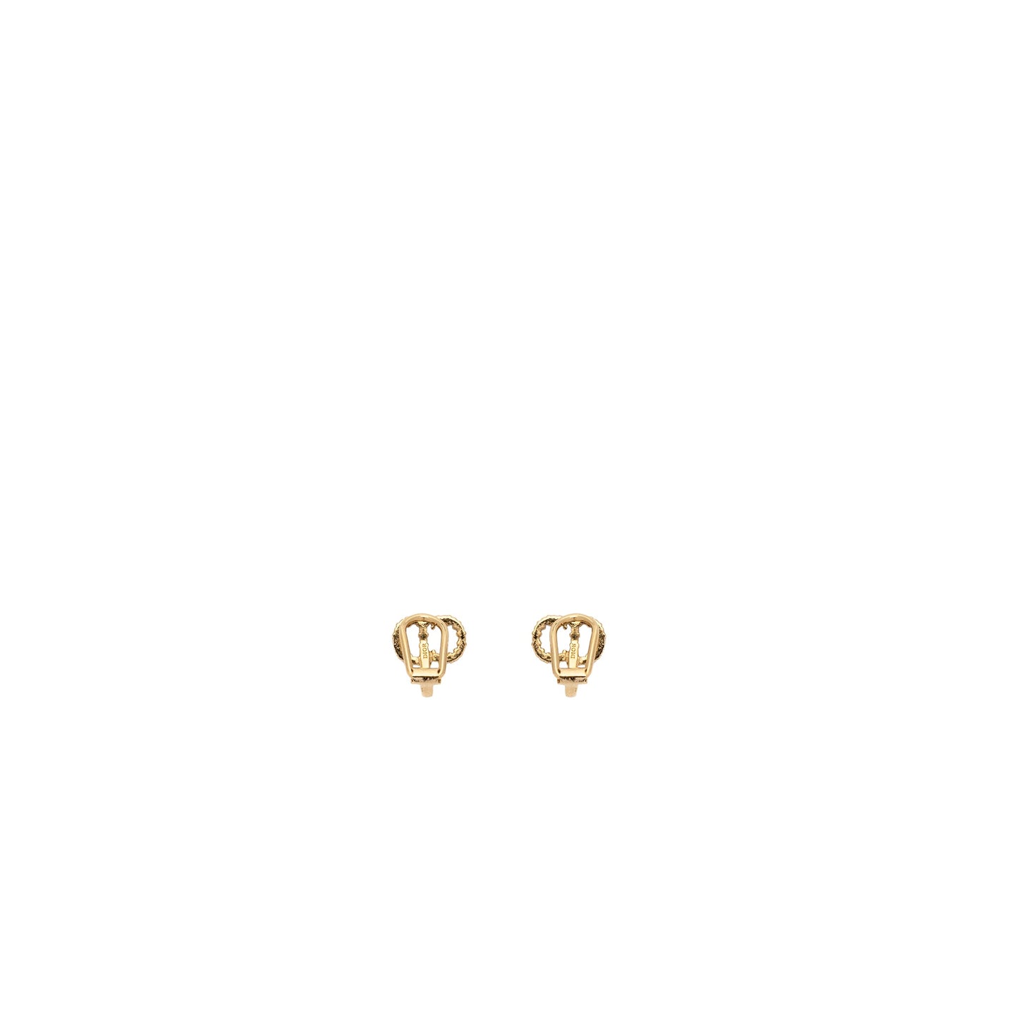 DIOR CD LOGO EAR CLIPs CRYSTAL