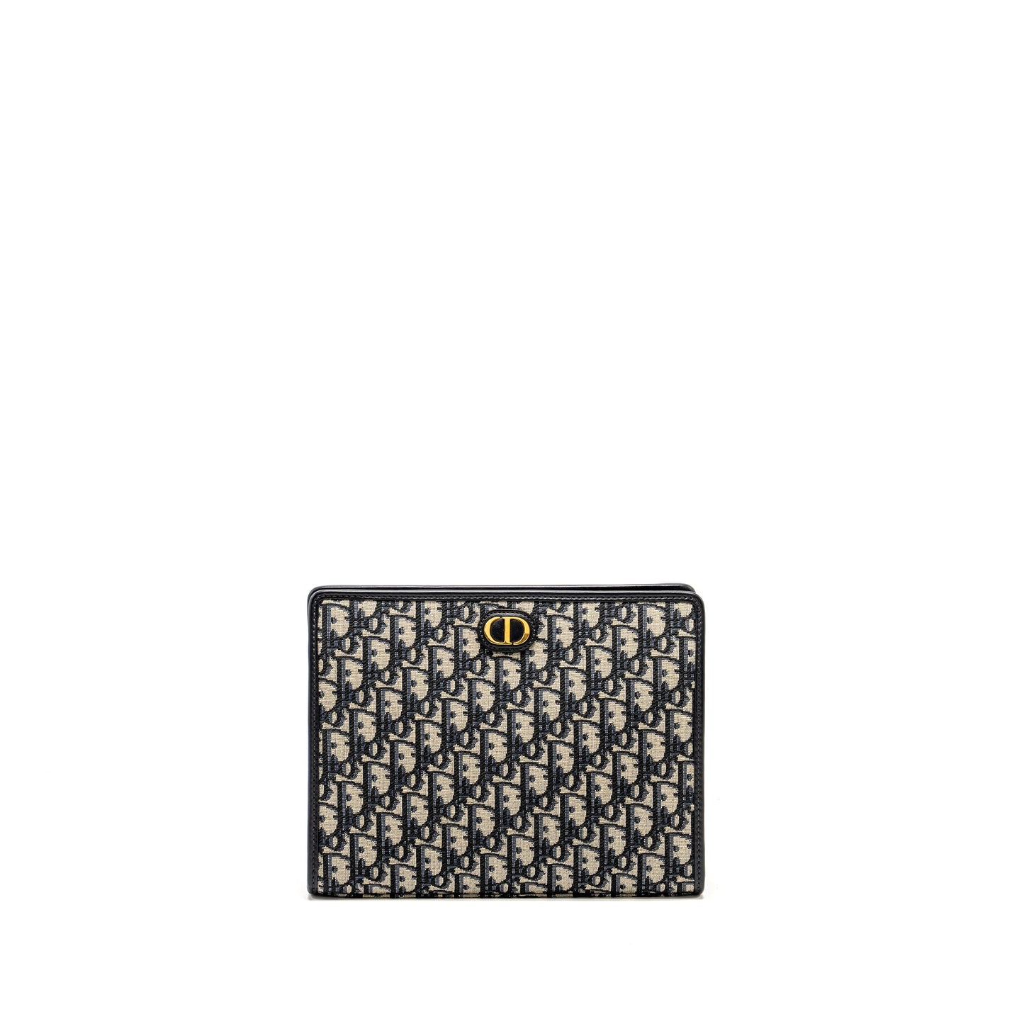 Dior 30 Montaigne Dea Pouch Blue Oblique Jacquard
