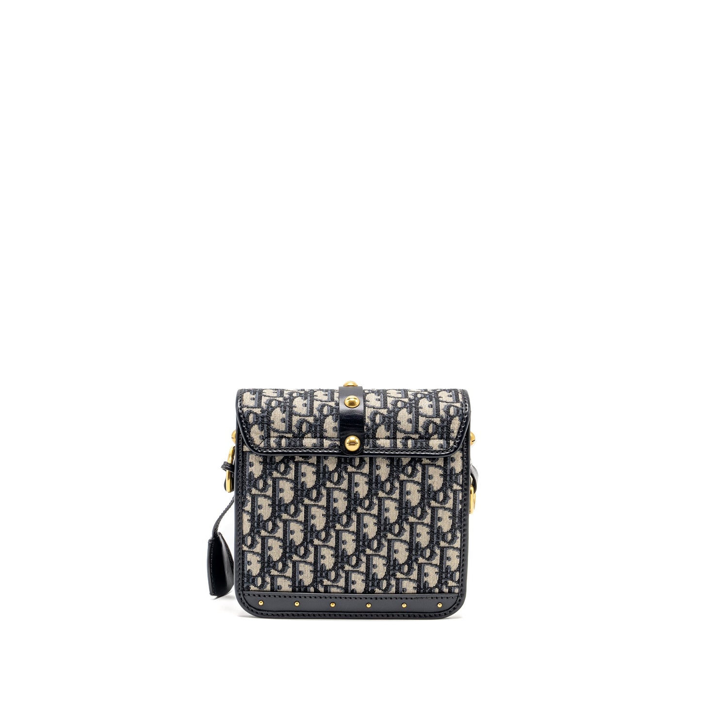 Dior Addict Vertical Messenger Bag Oblique Canvas Blue