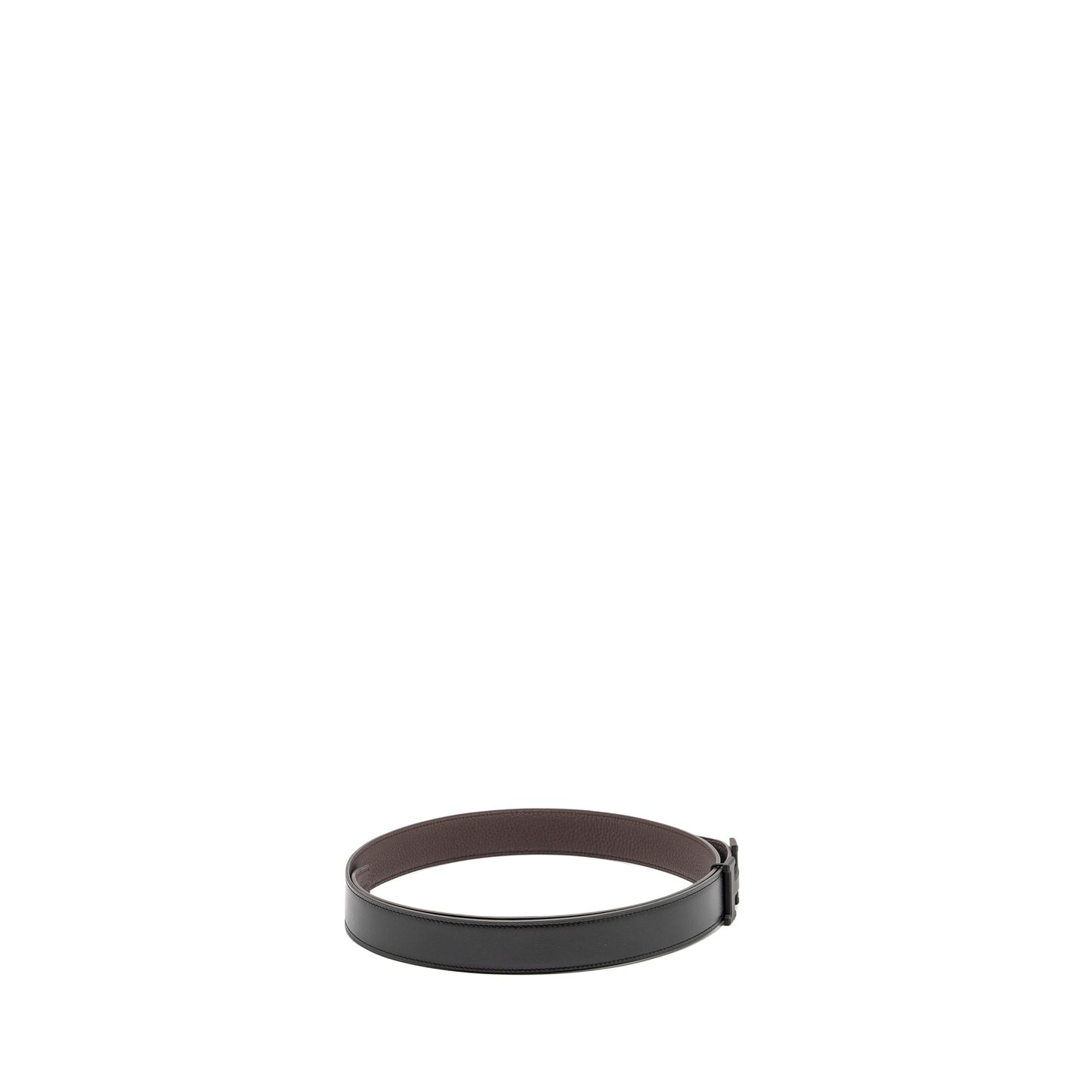 Hermes 100cm Men’s H Buckle Belt 32mm togo / box chocolate / black with so black buckle Stamp D