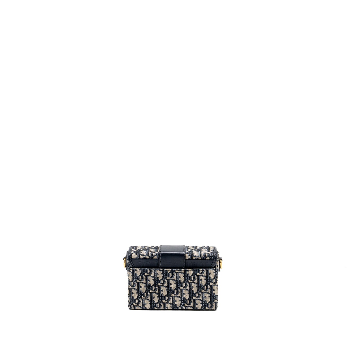 Dior 30 Montaigne Box Blue Oblique Jacquard