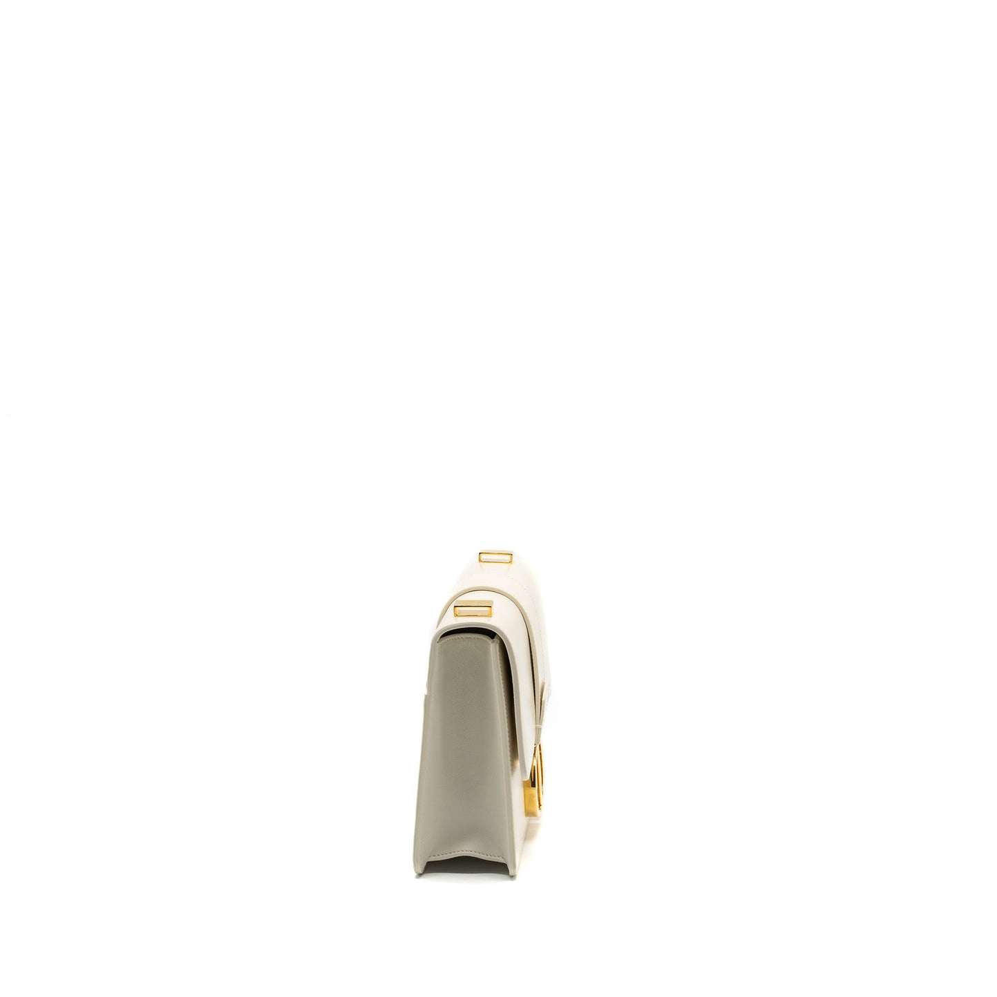 Dior 30 Montaigne Bag calfskin white