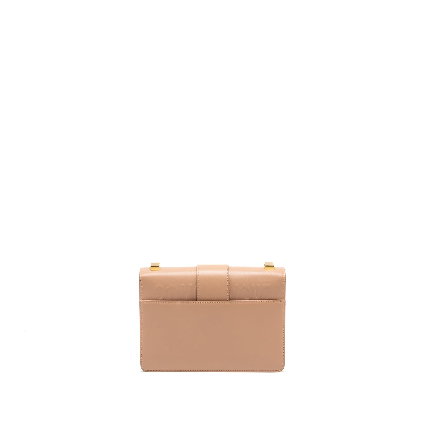 Dior 30 Montaigne Medium Flap Bag Calfskin Beige
