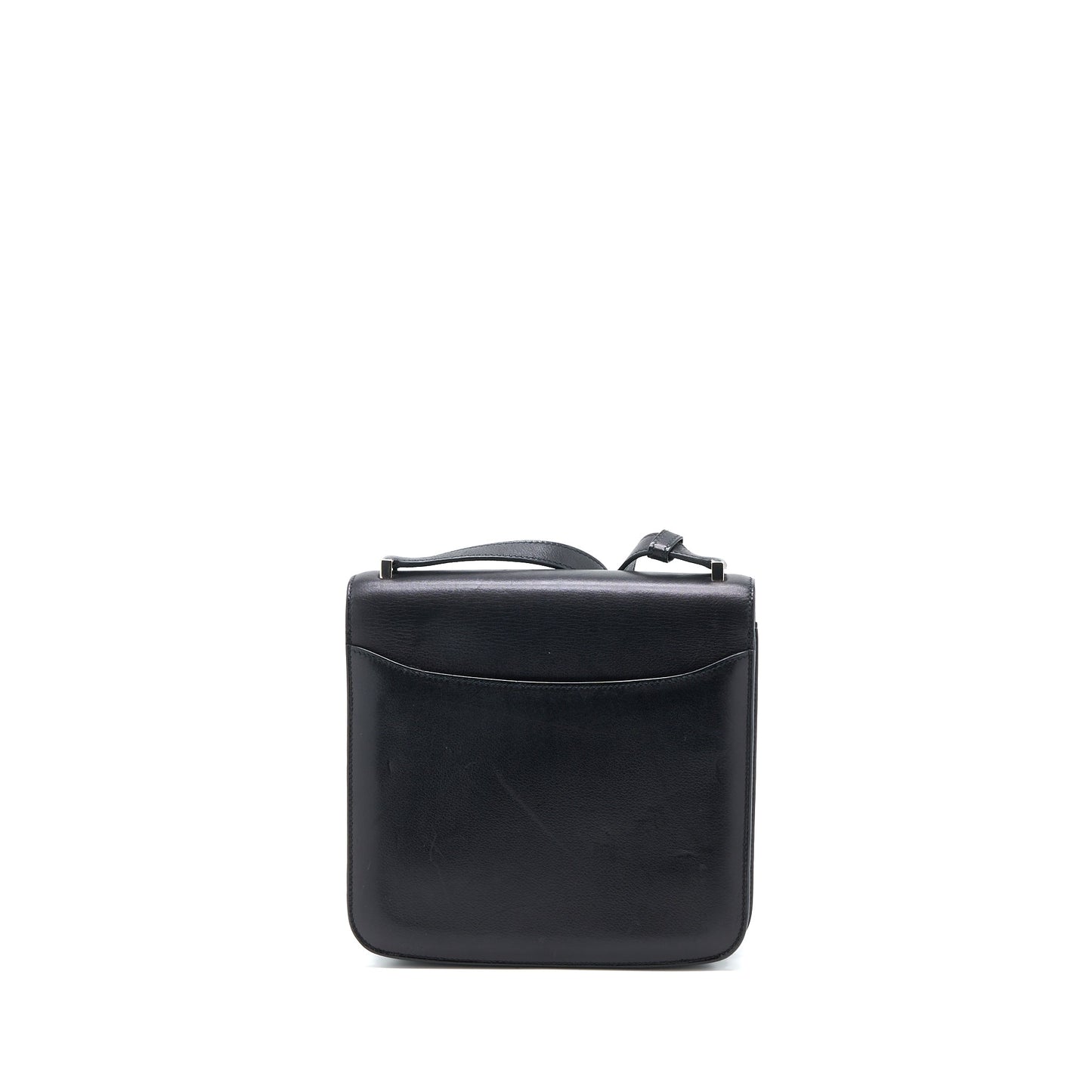 Hermes 2002 20 Bag Evergrain Black SHW Stamp D